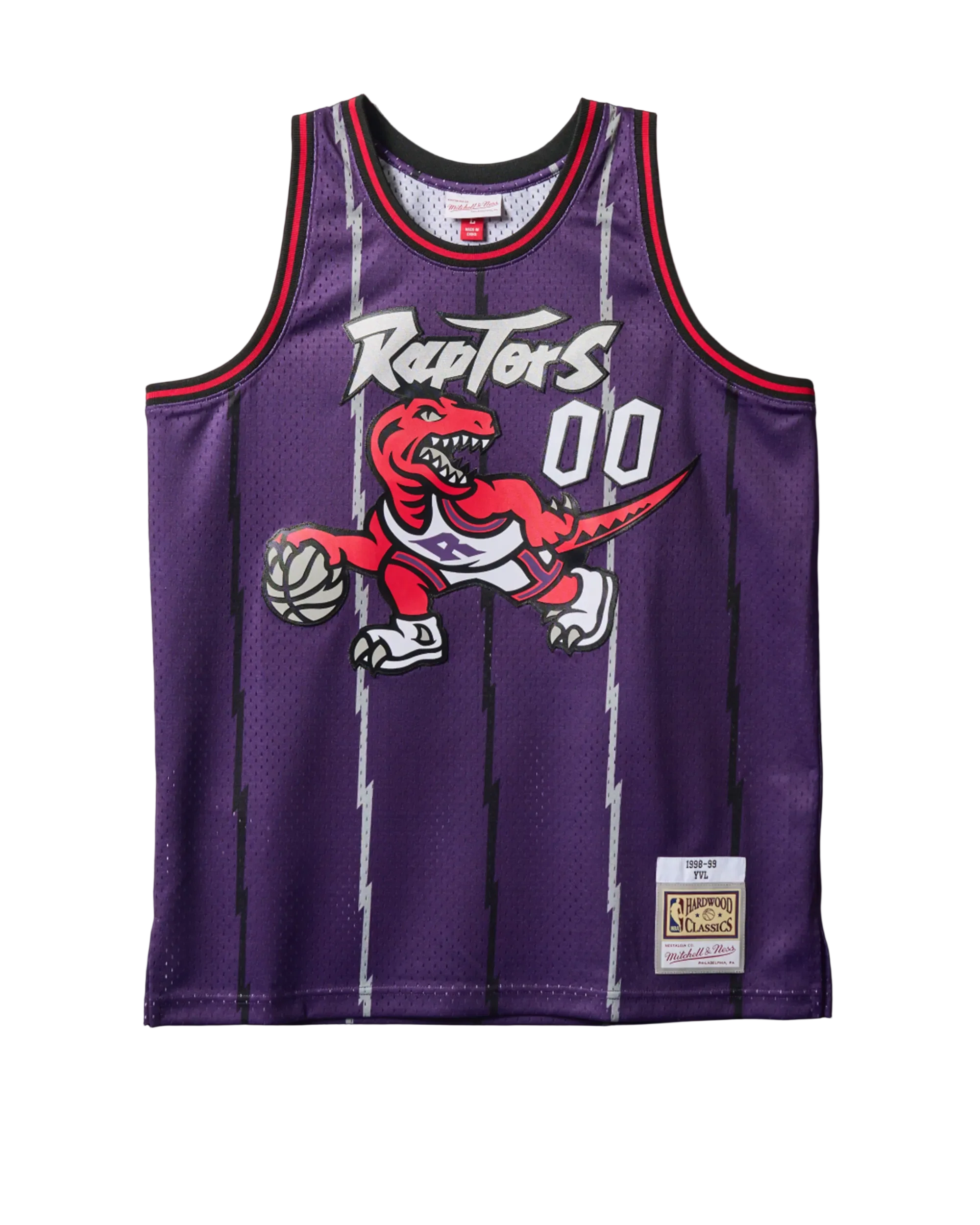 NBA PLAYBOI CARTI X M&N JERSEY TORONTO RAPTORS 1998 (PURPLE)