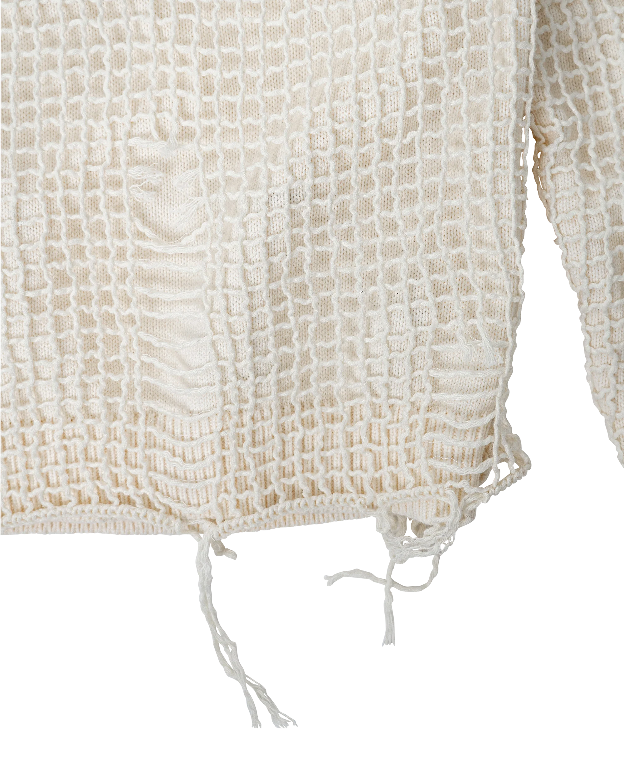 Netted Sweater CREAM - Image 6