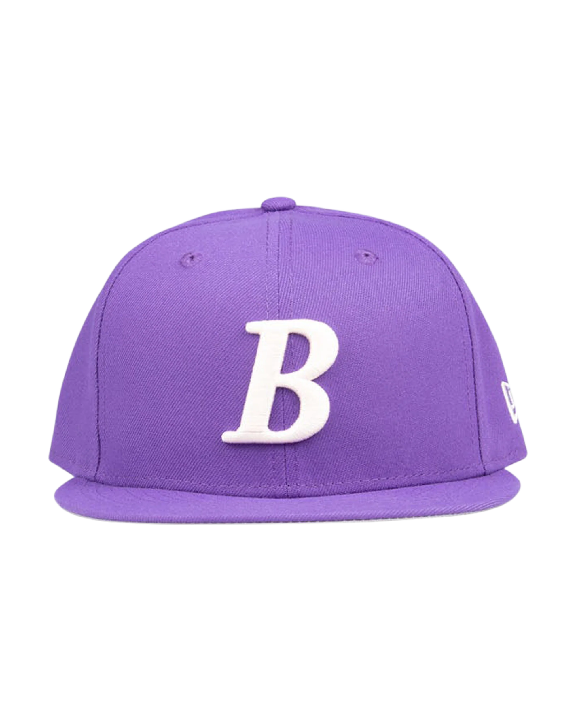 New Era B Logo Cap - Screwed Purple