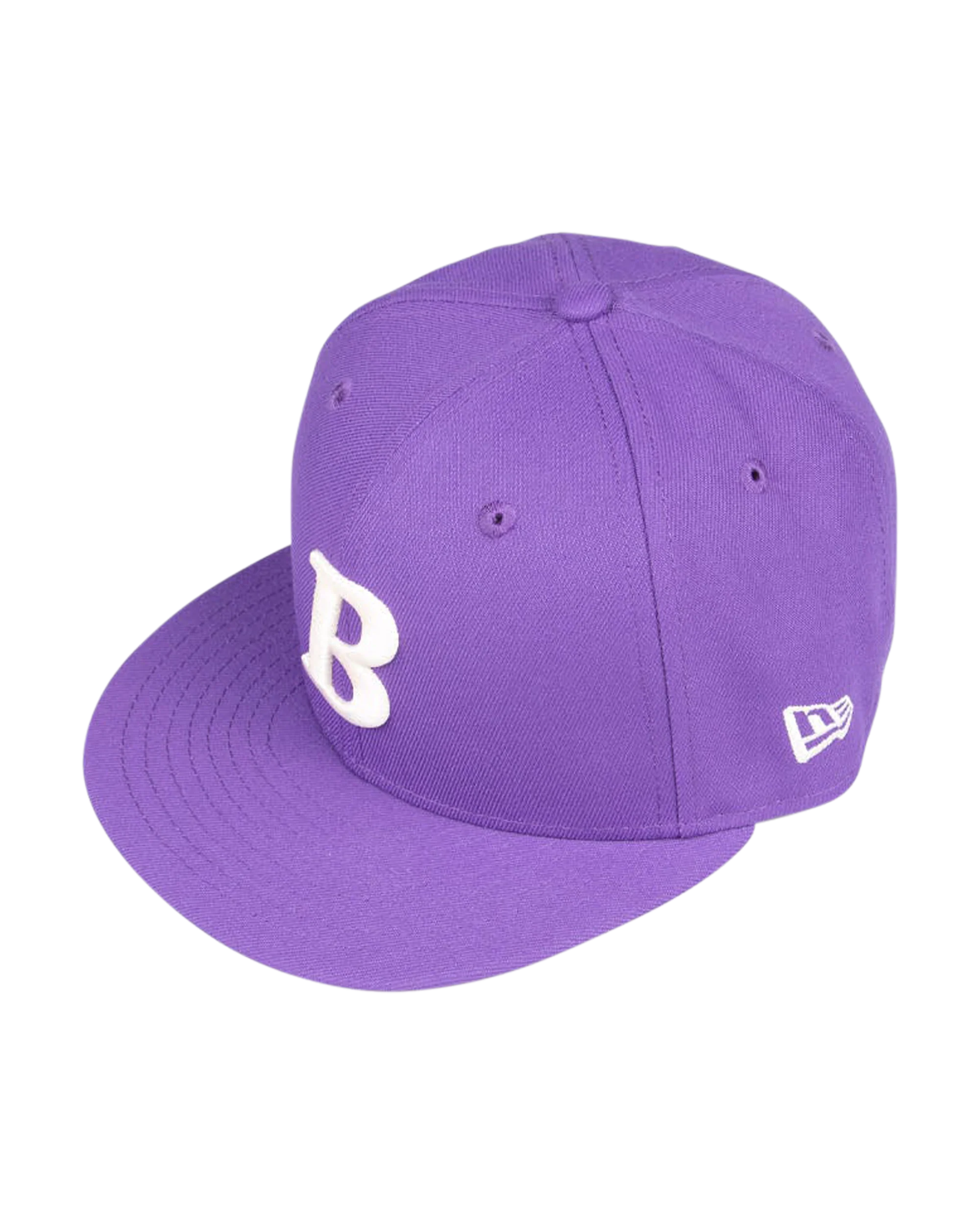 New Era B Logo Cap - Screwed Purple - Image 3