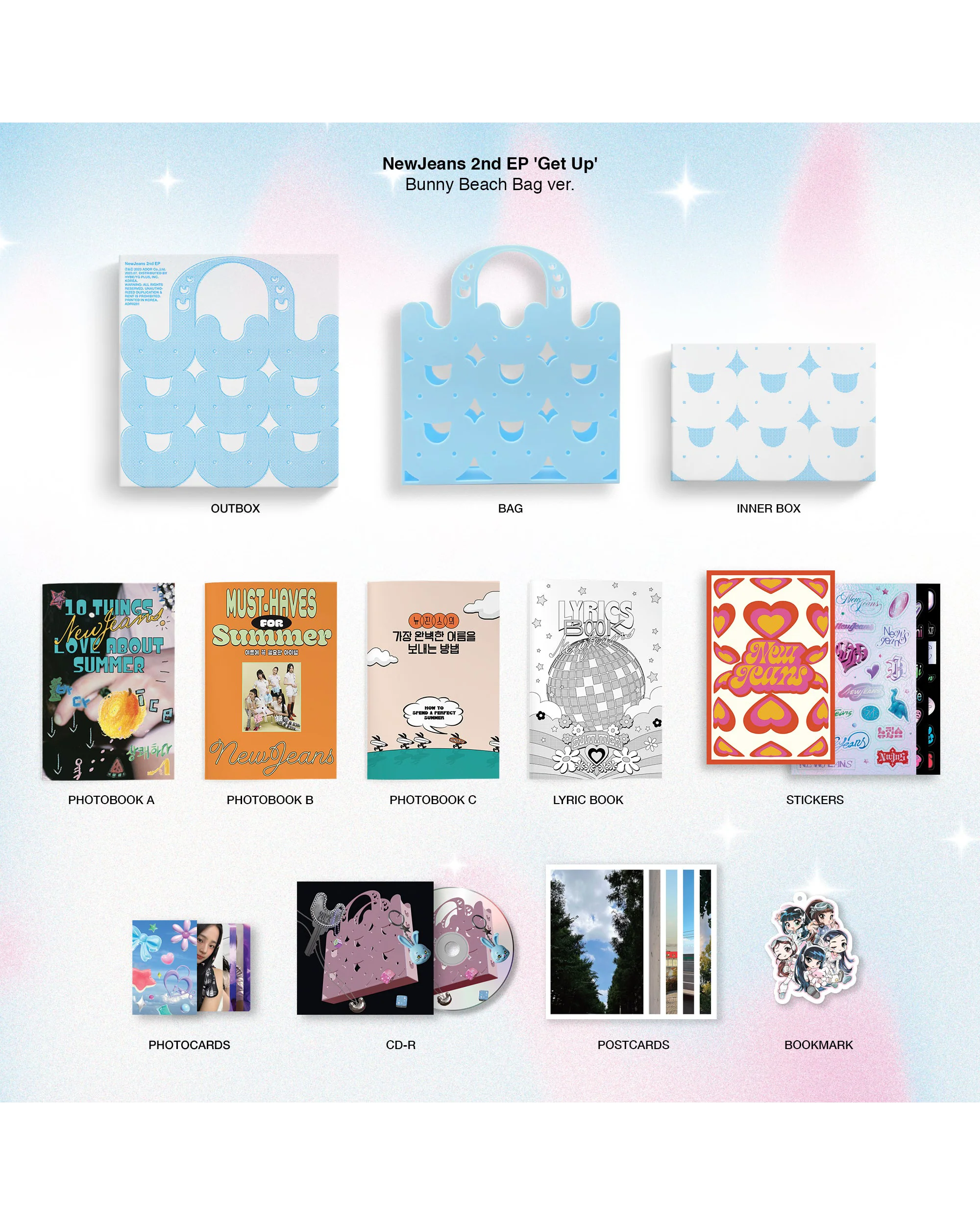 NewJeans 2nd EP 'Get Up' (Bunny Beach Bag ver.) - Image 2