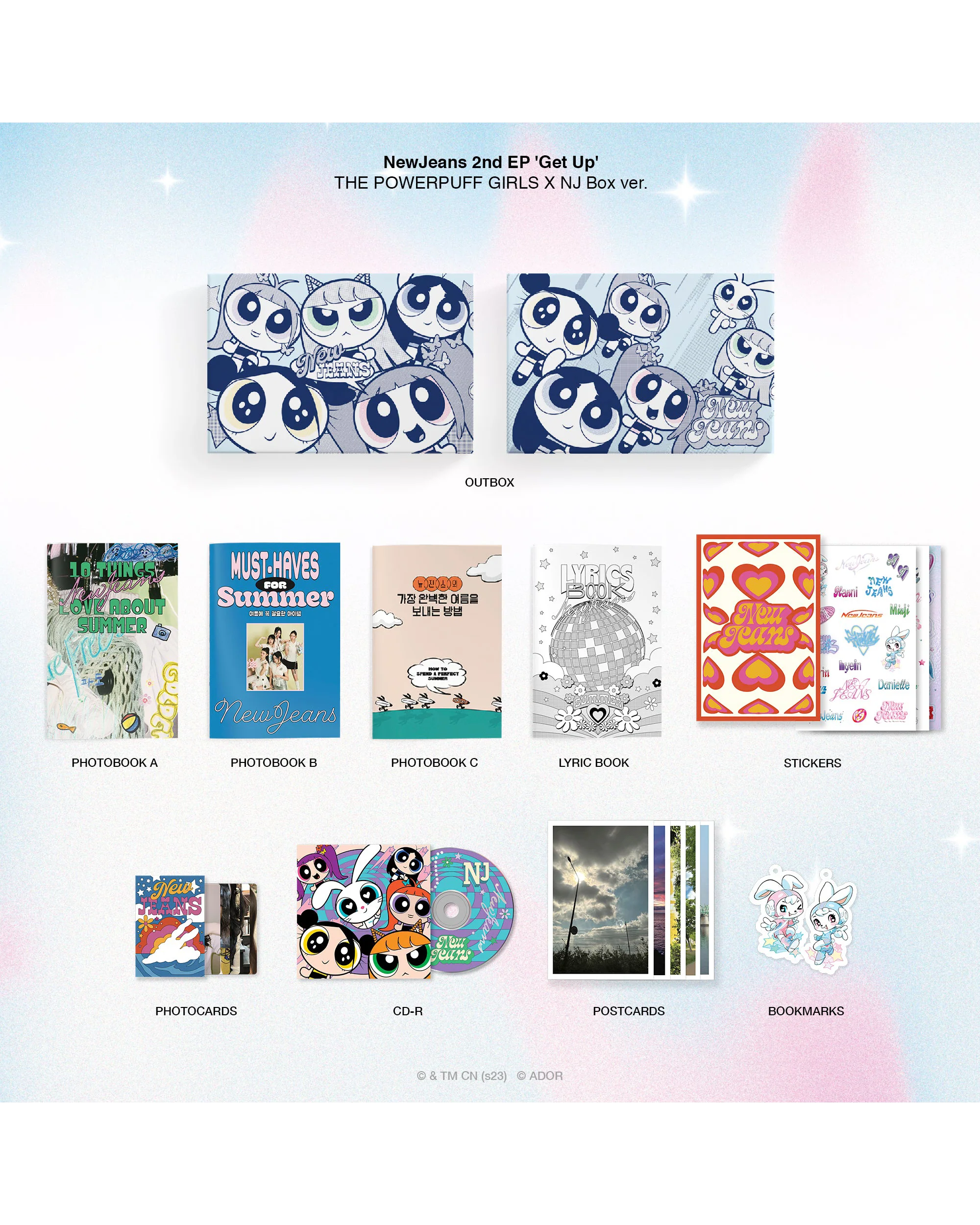 NewJeans 2nd EP ‘Get Up’ (The POWERPUFF GIRLS X NJ Box ver.) - Image 2