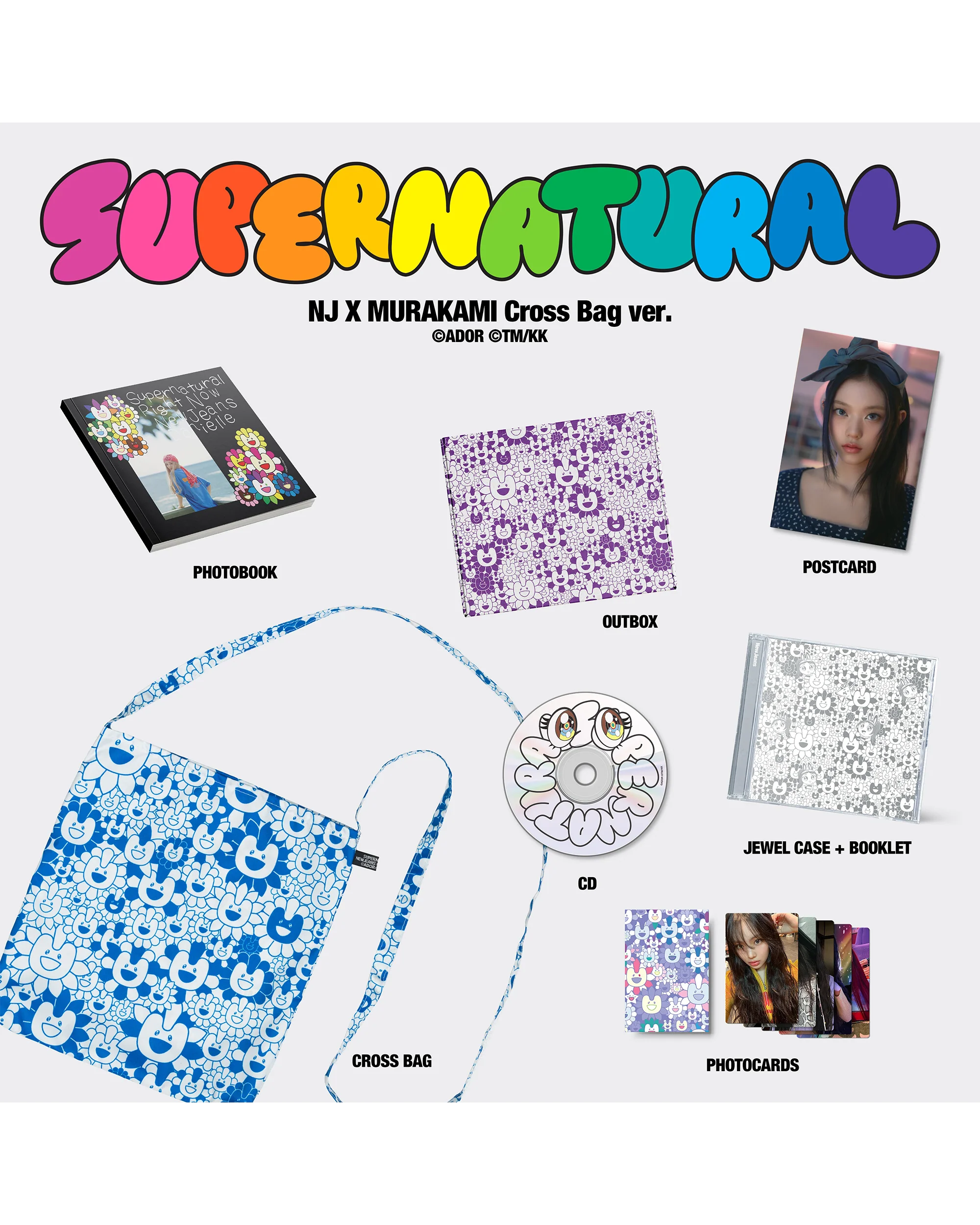 NewJeans 'Supernatural' NJ x MURAKAMI (Cross Bag ver.) - Image 2