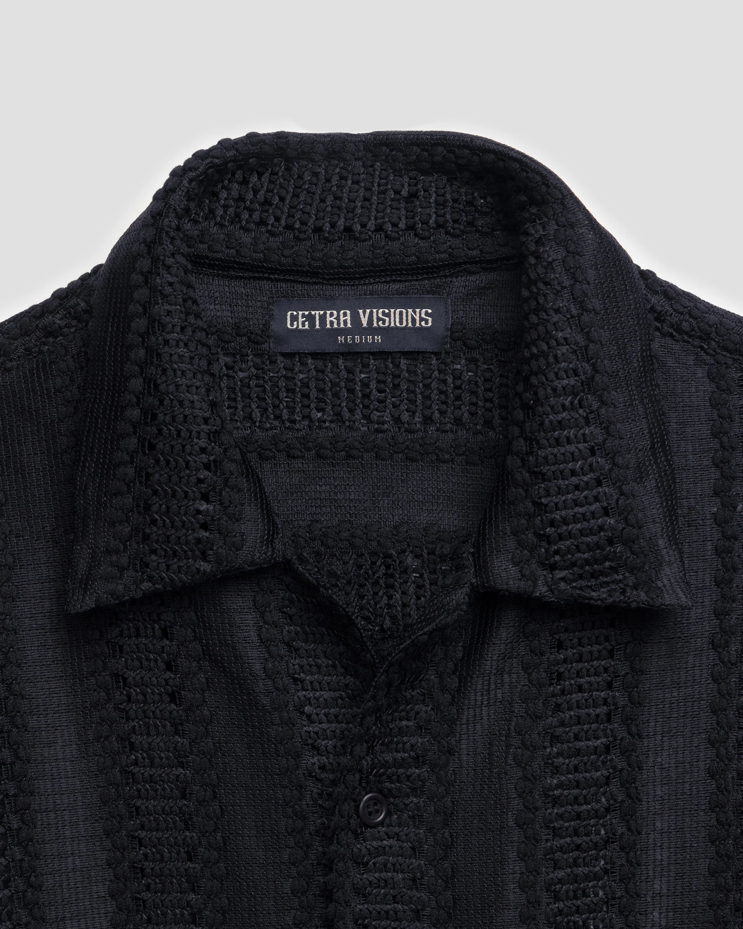 NIGHT BLACK KNIT SHIRT - Image 15