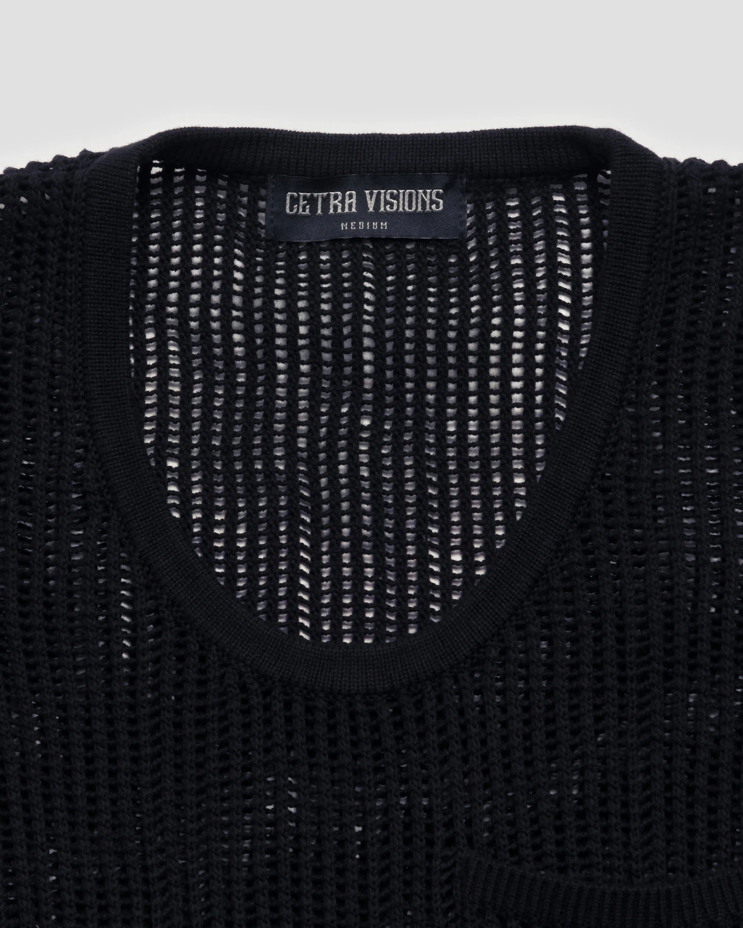 NIGHT BLACK KNITTED TANK TOP - Image 14