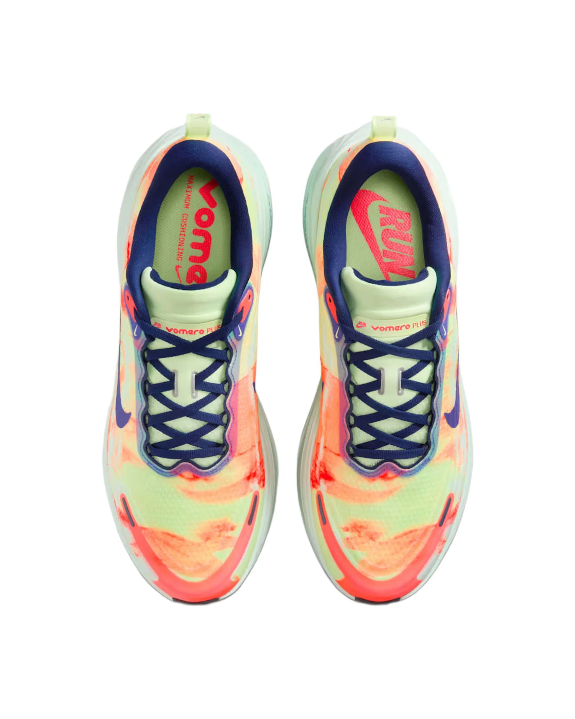Nike Vomero Plus - Barely Volt/Hot Lava - Image 4