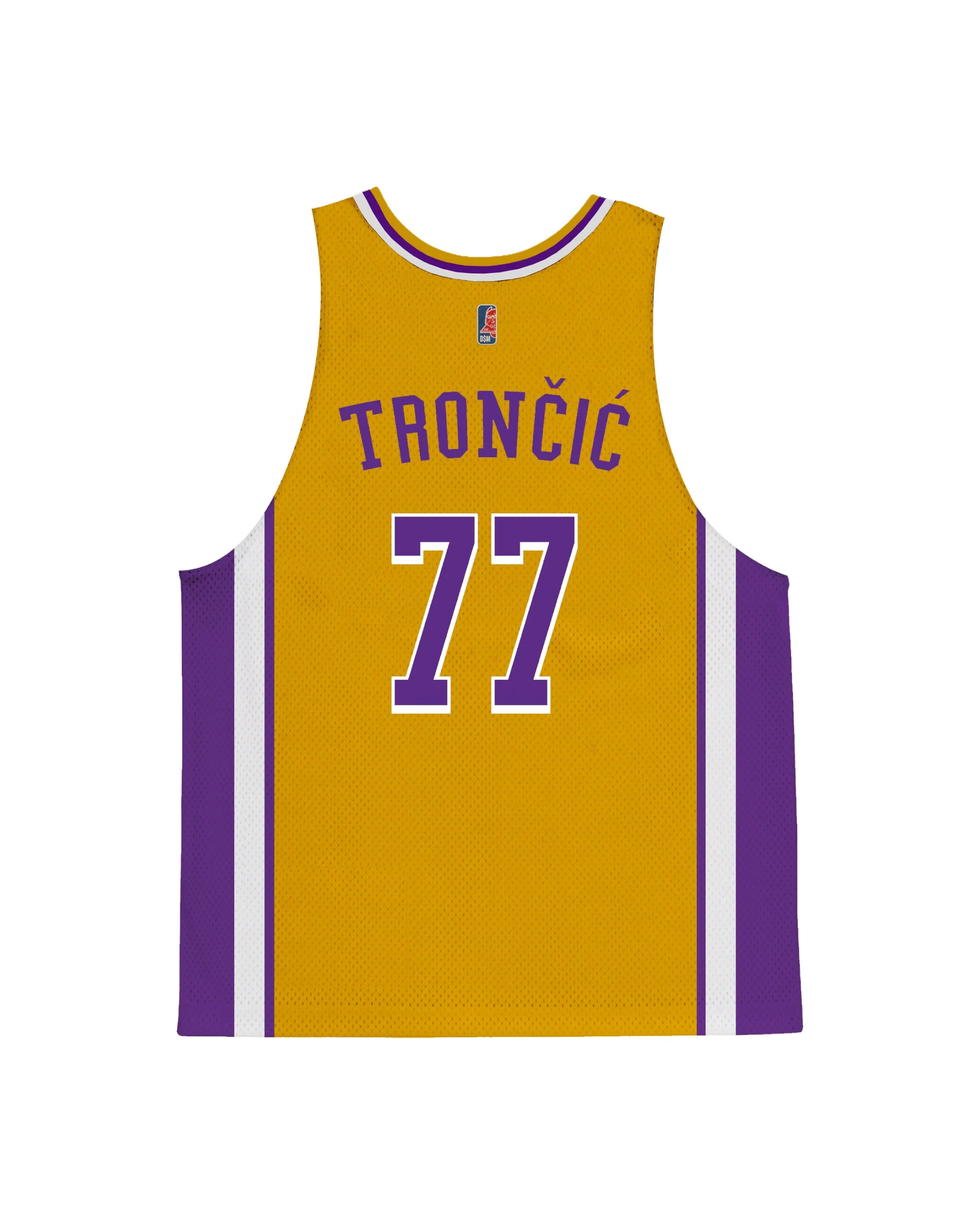 No Fakers Basketball Jersey (Yellow) - Image 2