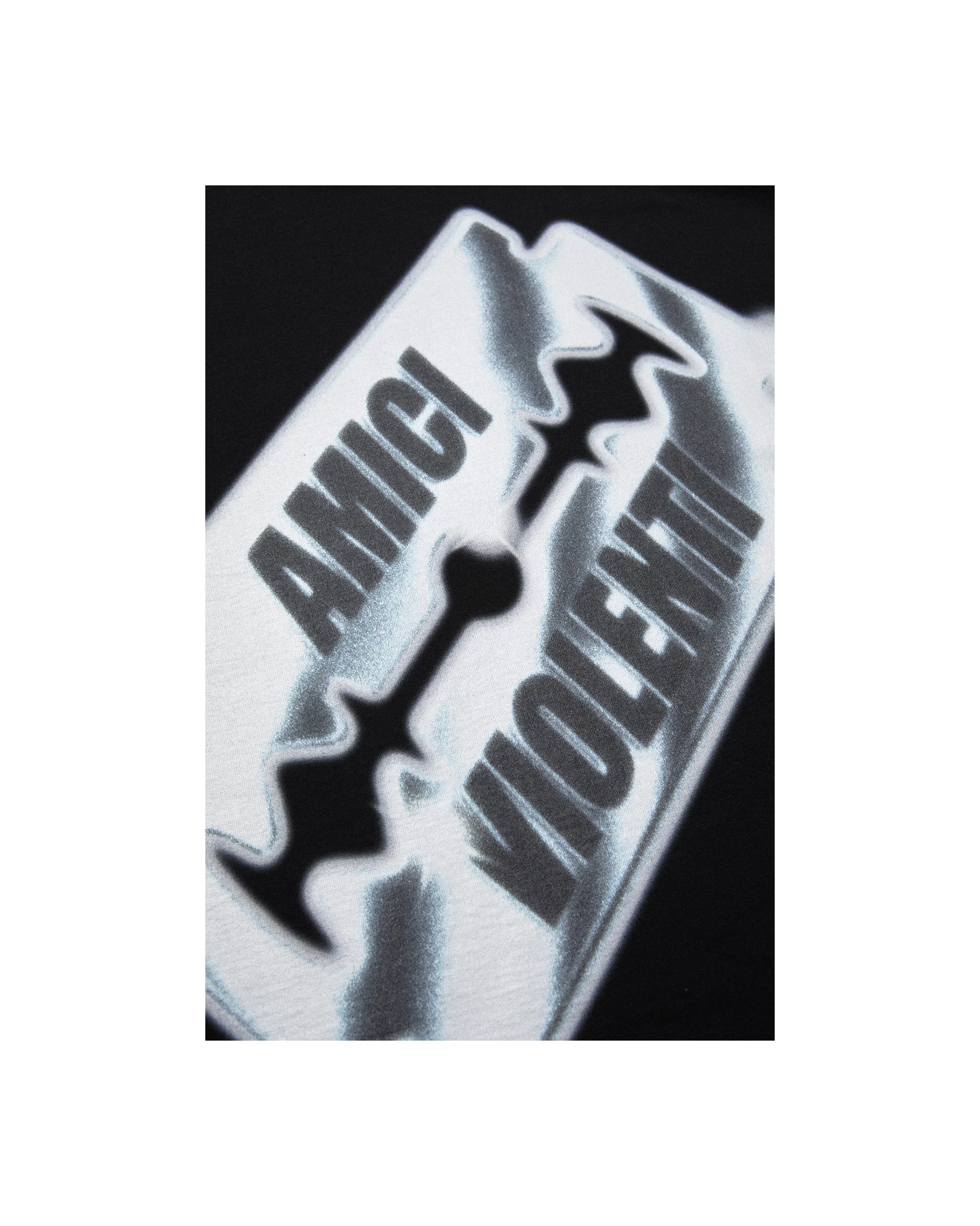 No Name A Tee - Black/White - Image 6
