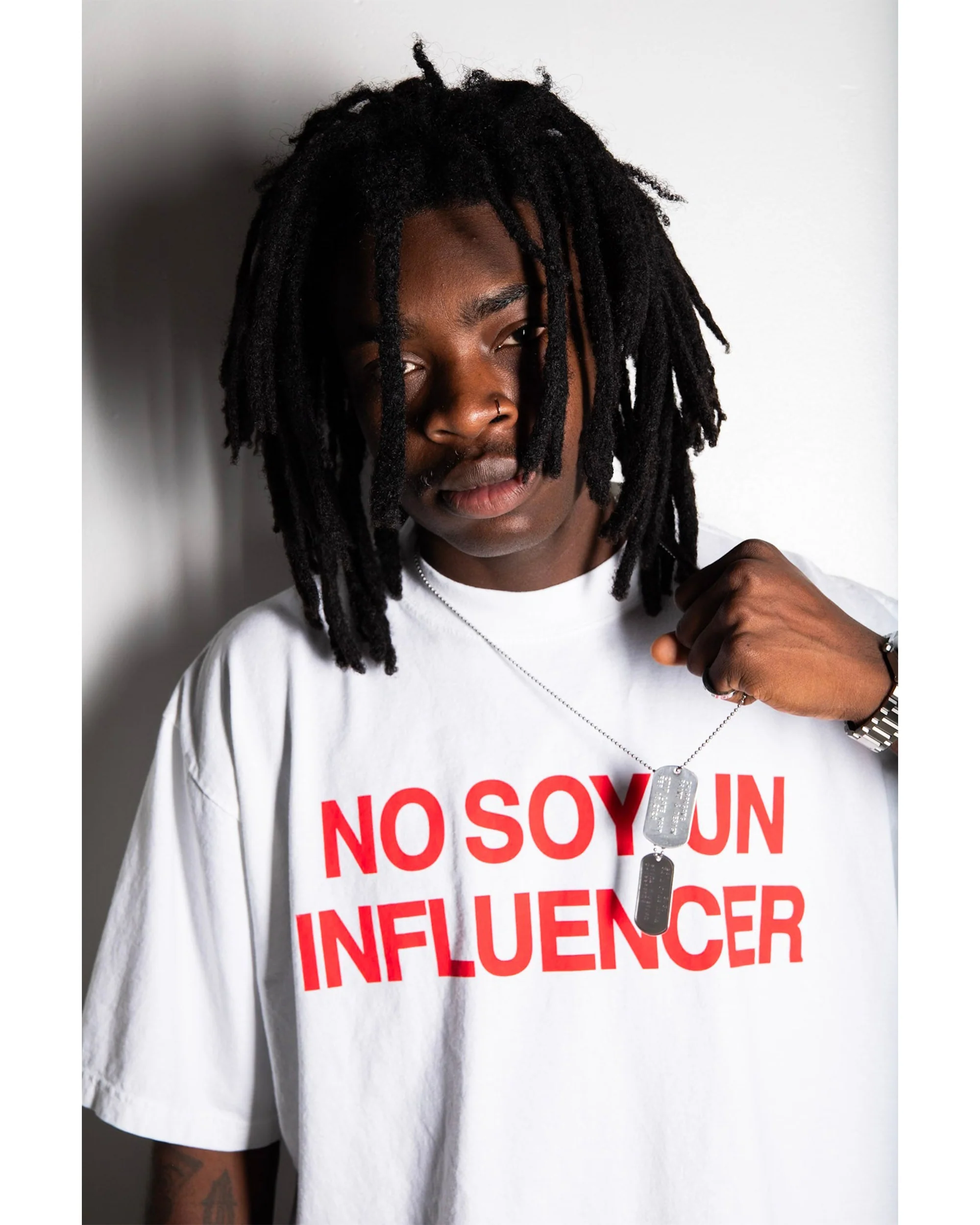 No Soy Un Influencer Camisa Blanca - Image 2