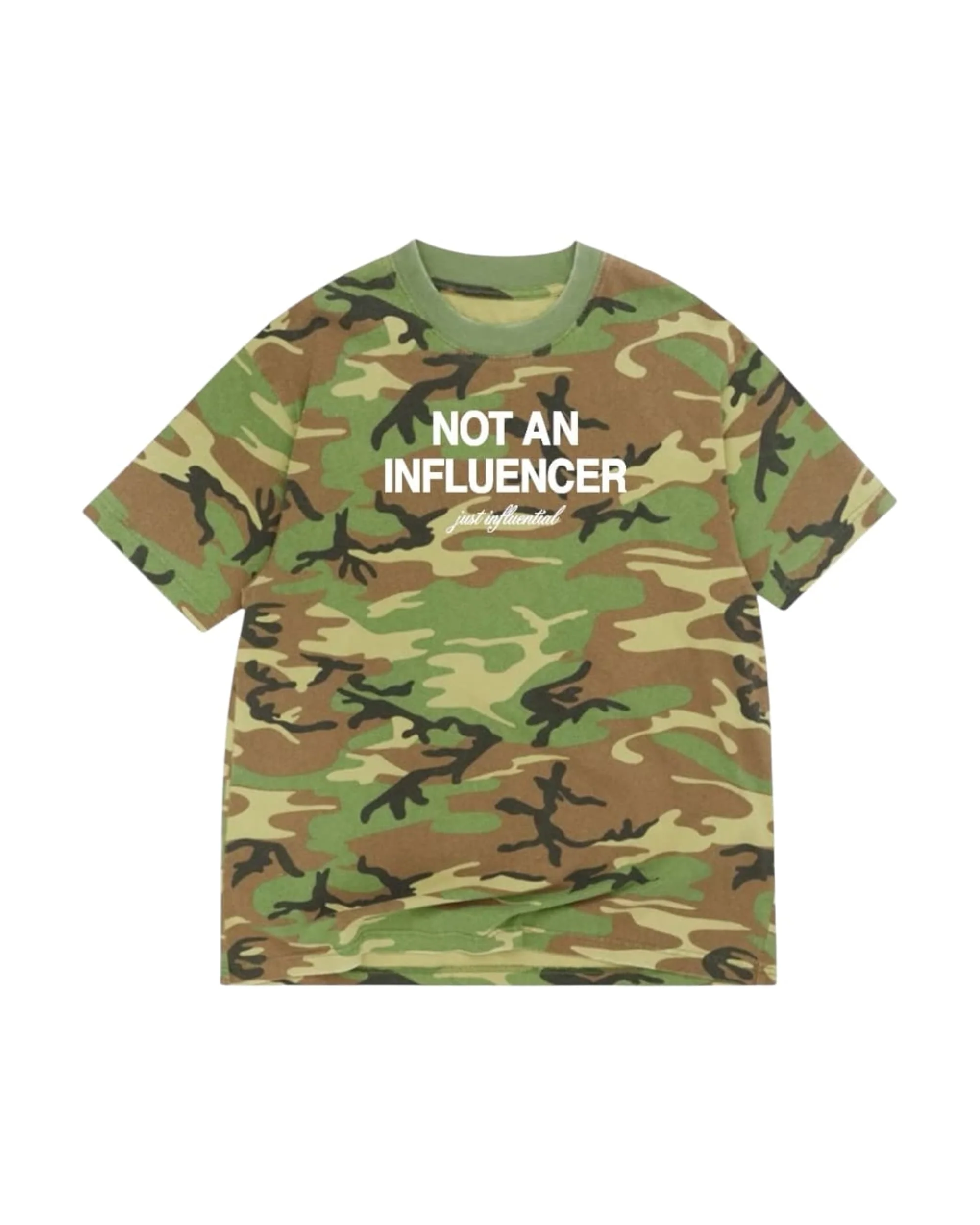 Not An Influencer Camo Tee