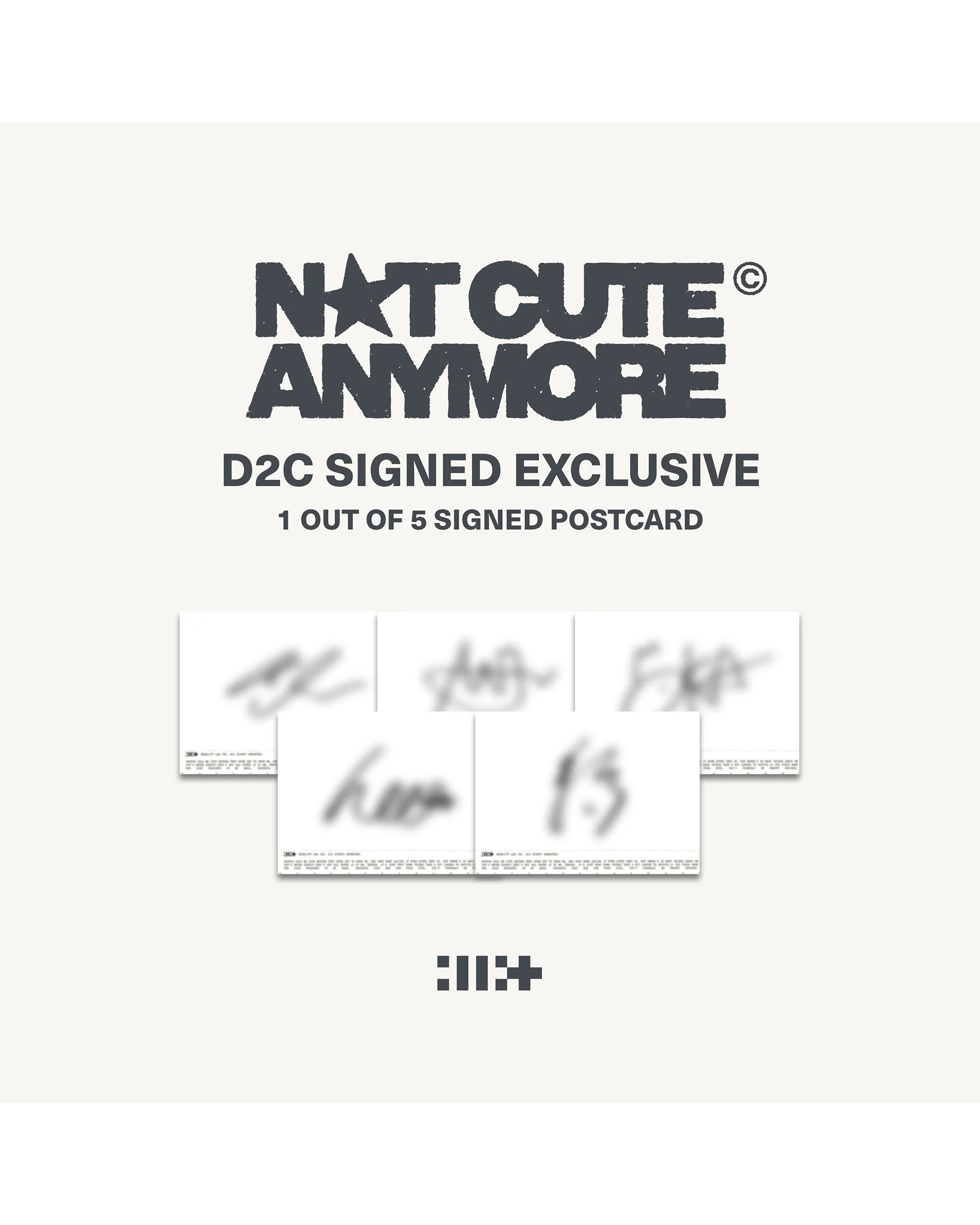 NOT CUTE ANYMORE [NOT CUTE Ver.] (SIGNED EXCLUSIVE) - Image 2