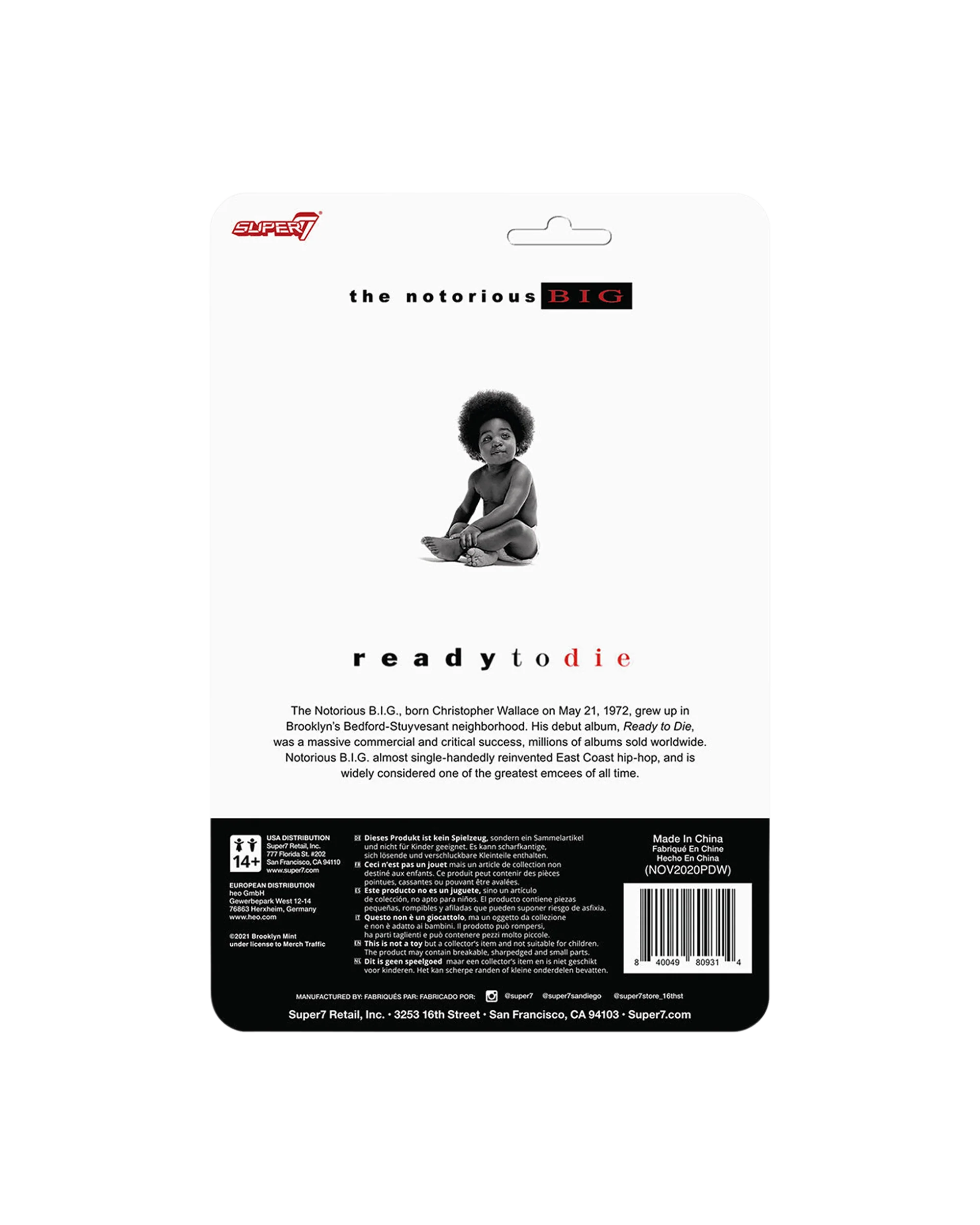 Notorious B.I.G. ReAction Figures - Notorious B.I.G. ReAction Figure - The Original - Image 6