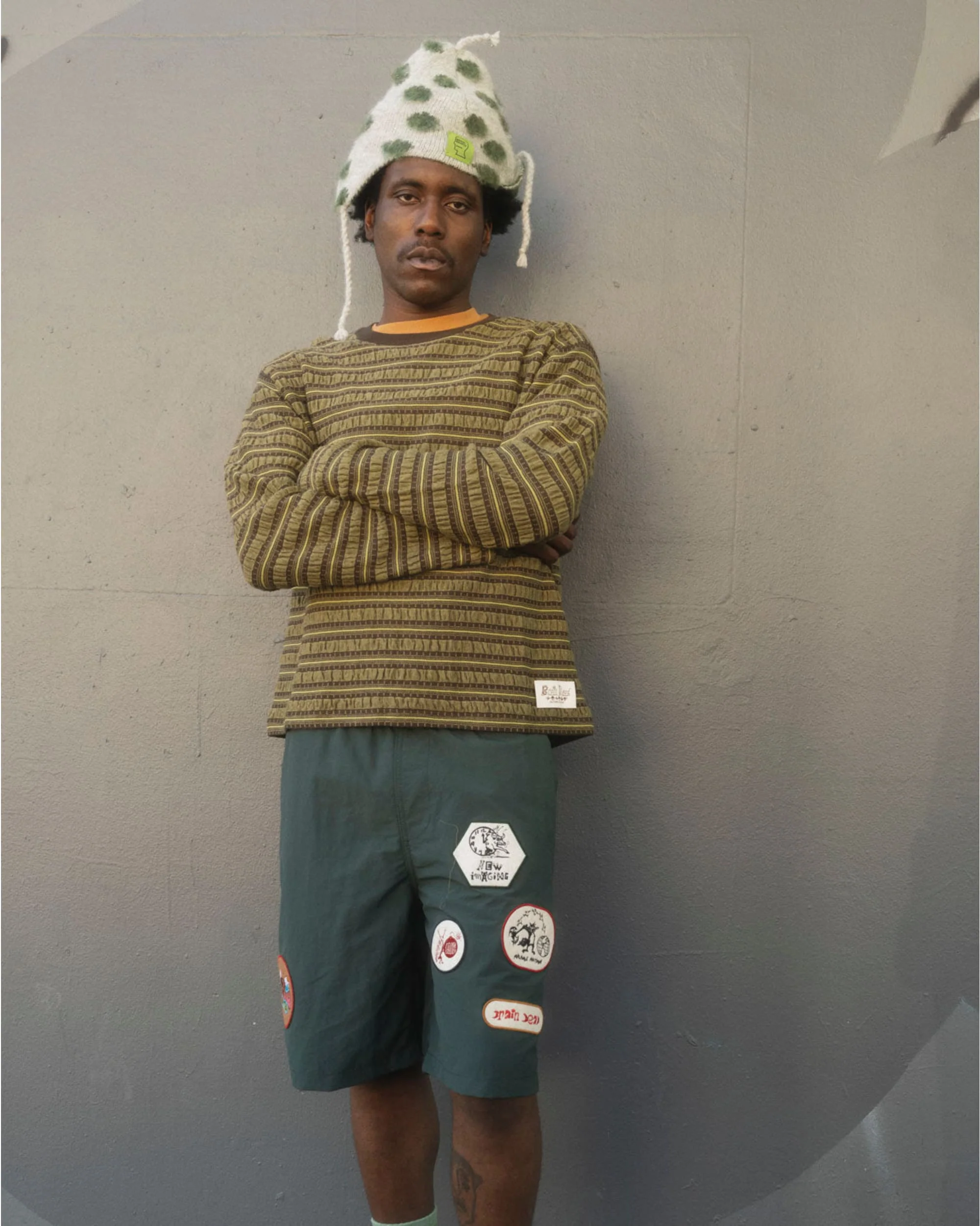 Nylon Baggy Climber Short - Forest Green - Image 2