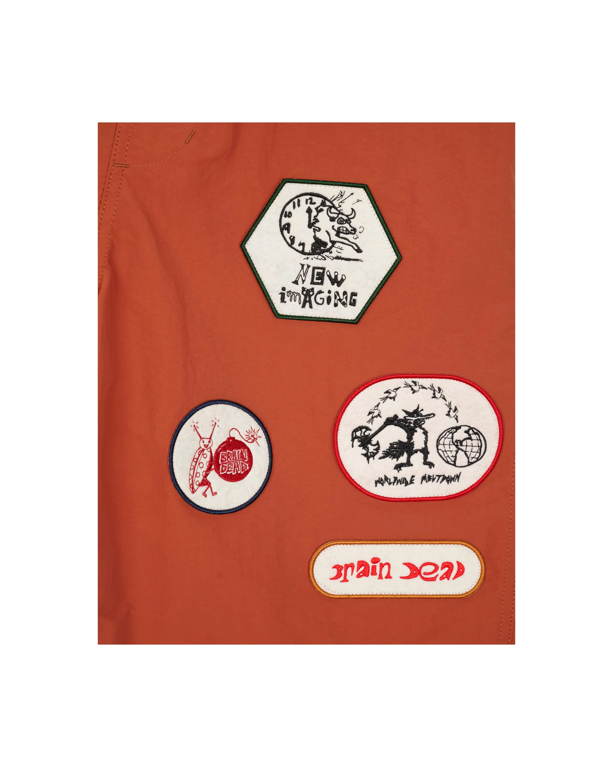 Nylon Baggy Climber Short - Rust - Image 5