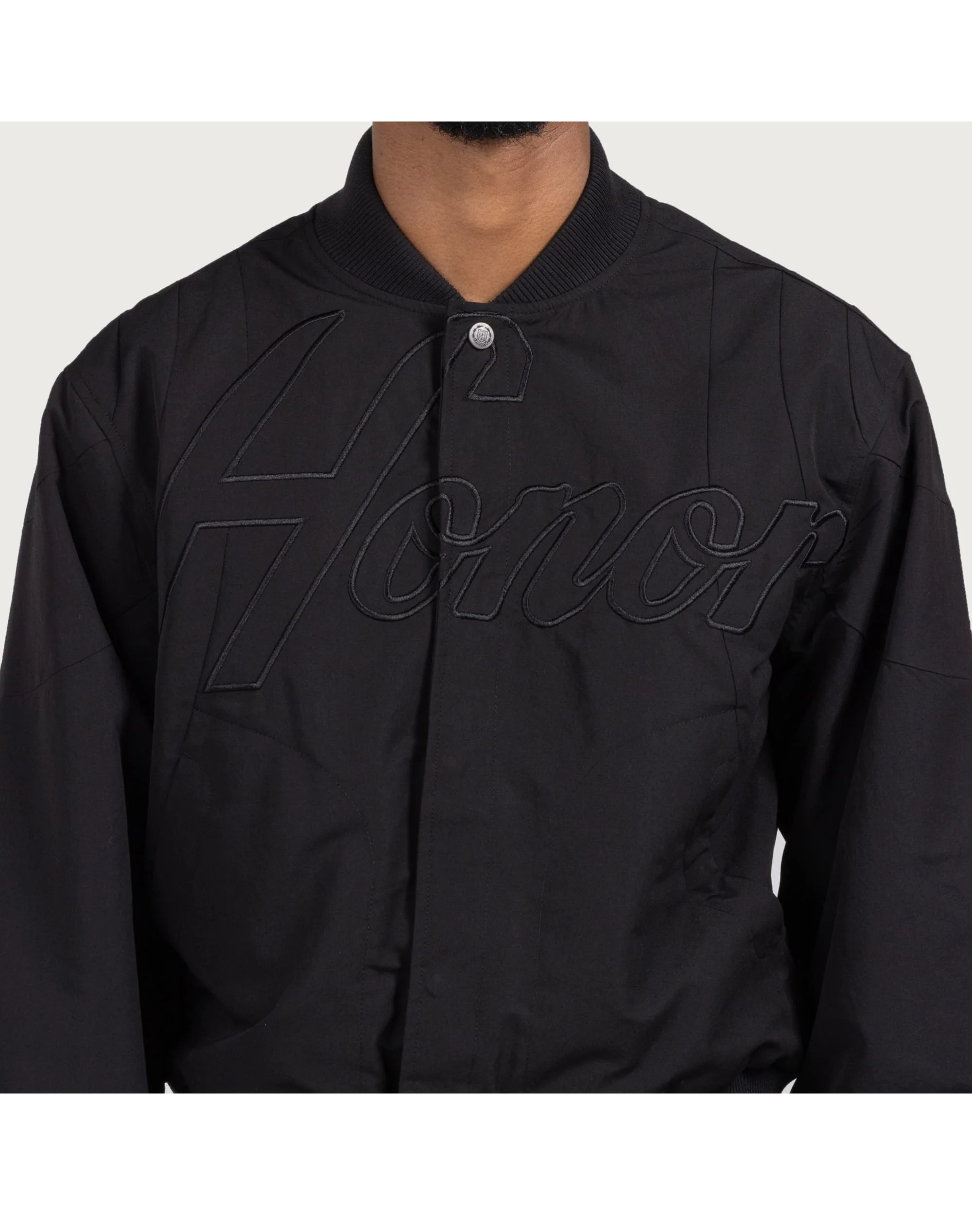 Nylon Bomber - Black - Image 5