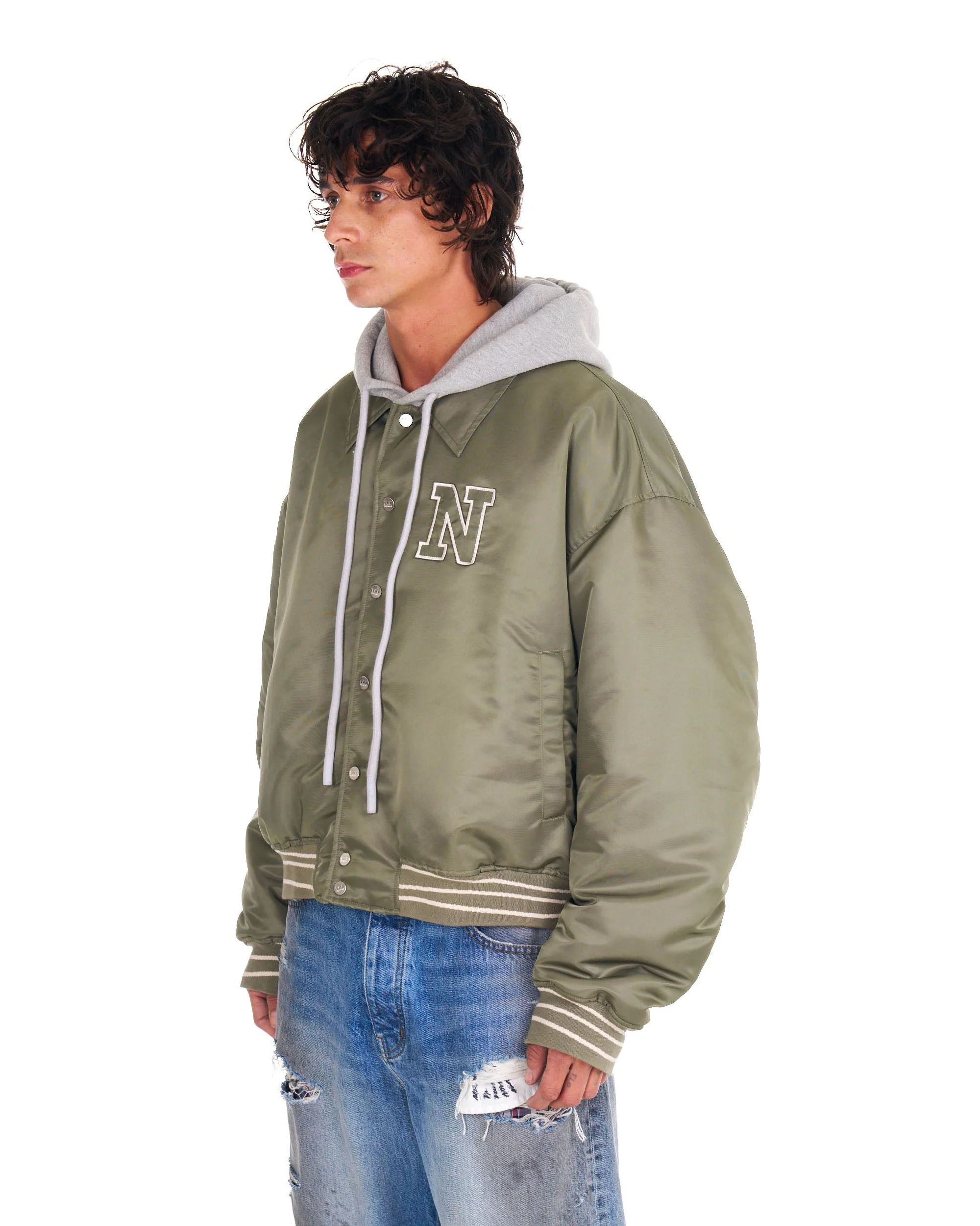 Nylon Hooded Bomber - Image 3