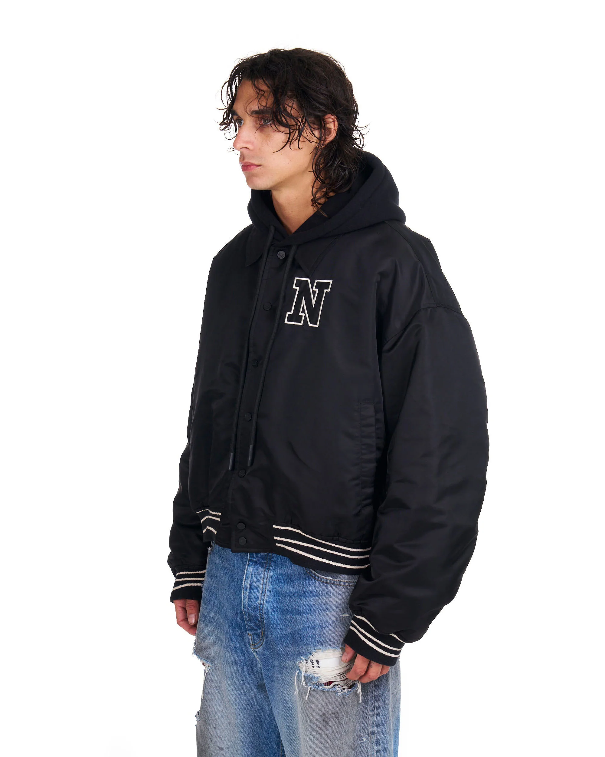 Nylon Hooded Bomber - Image 3