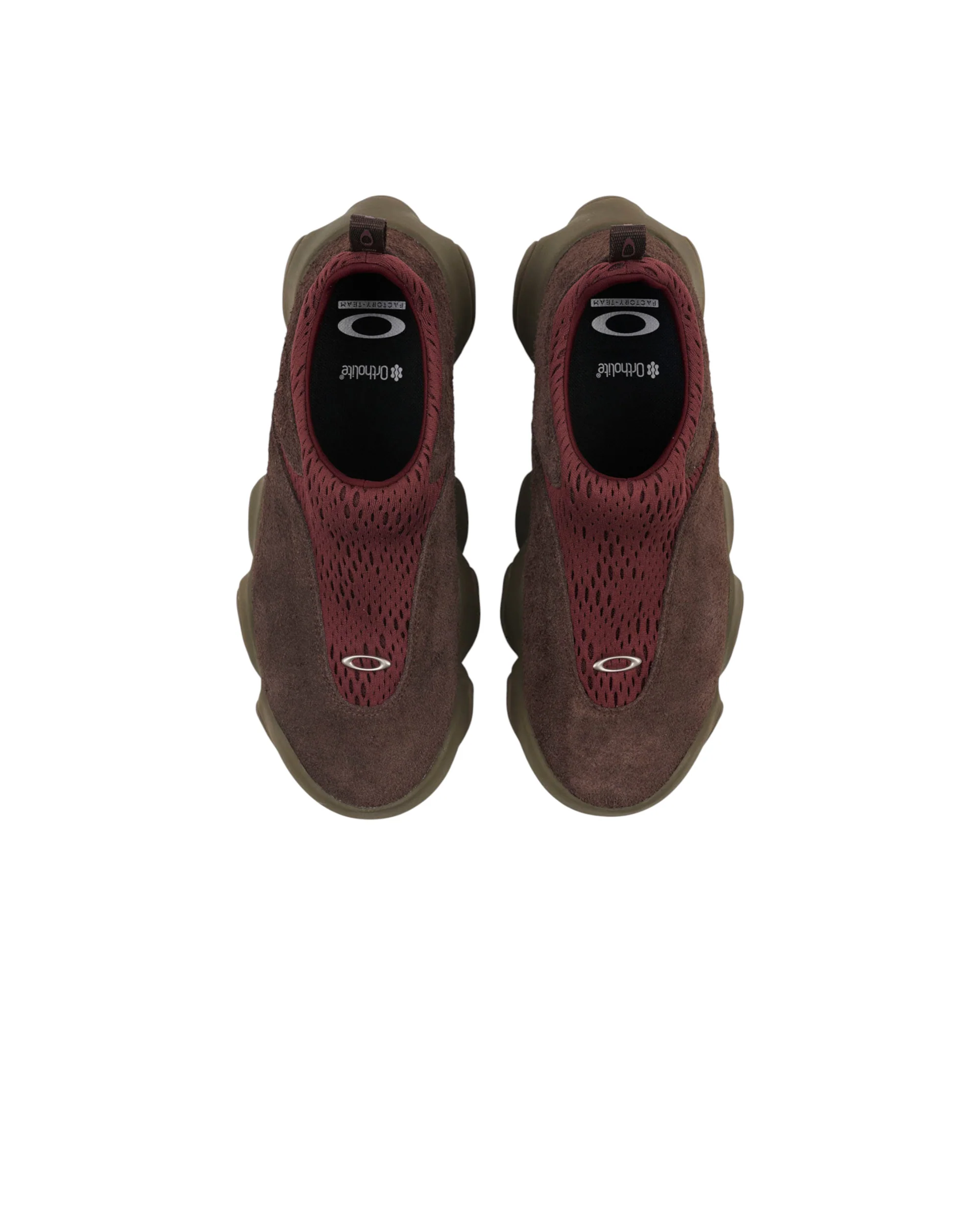 Oakley Factory Team Hairy Suede Flesh - Ganache / Burgundy - Image 2