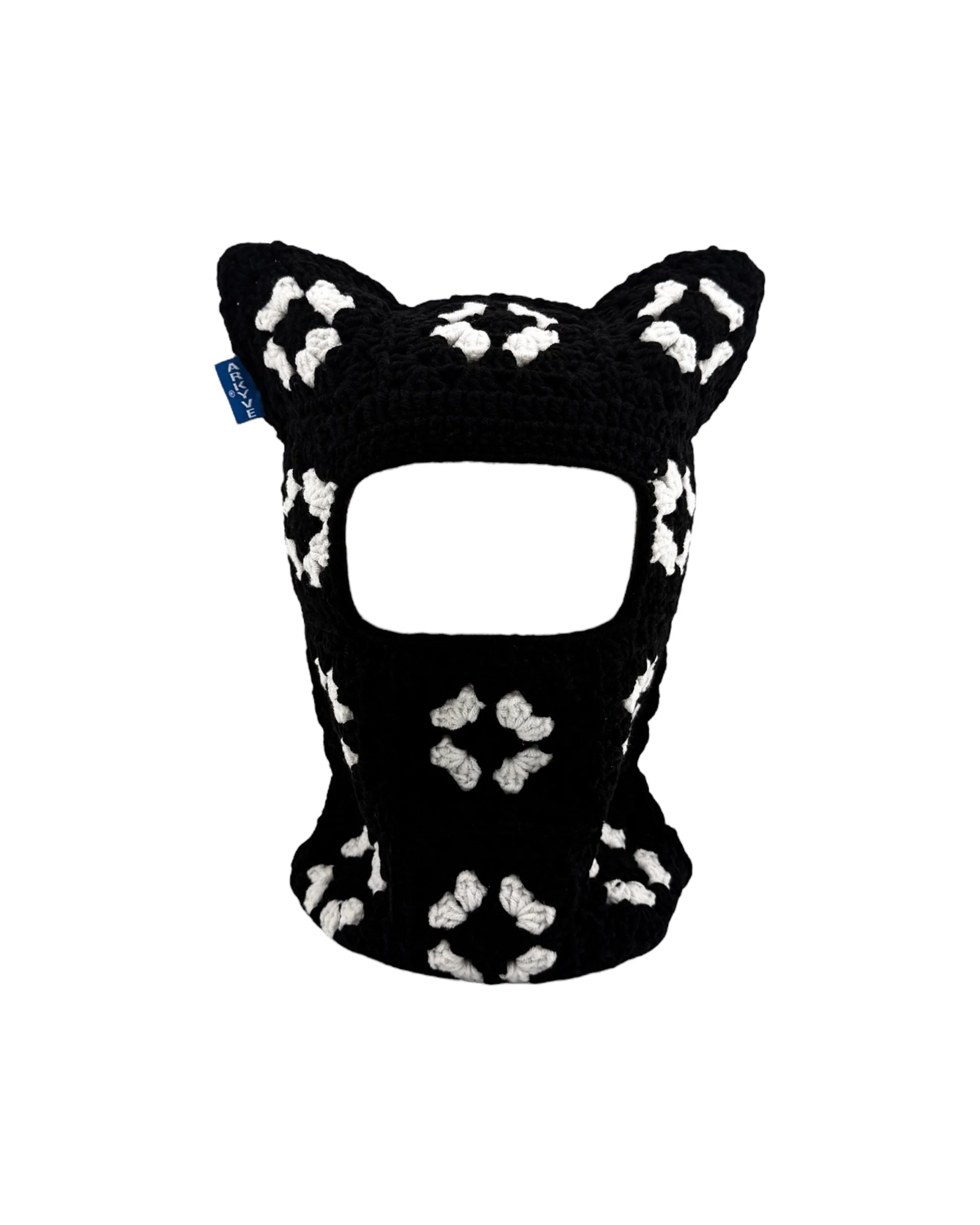 Obsidian Crochet Ski Mask