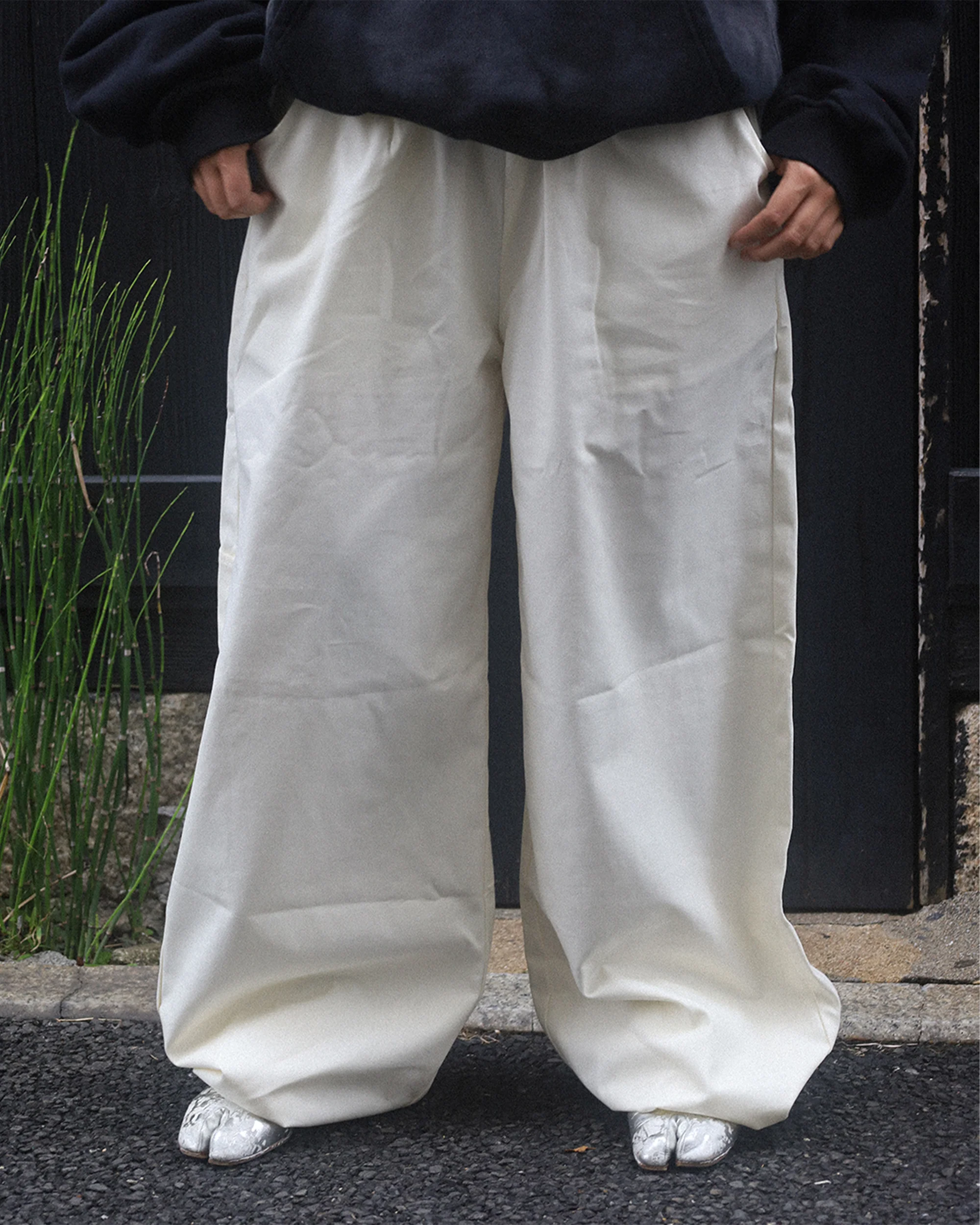 Off White Canvas Pants - Image 2