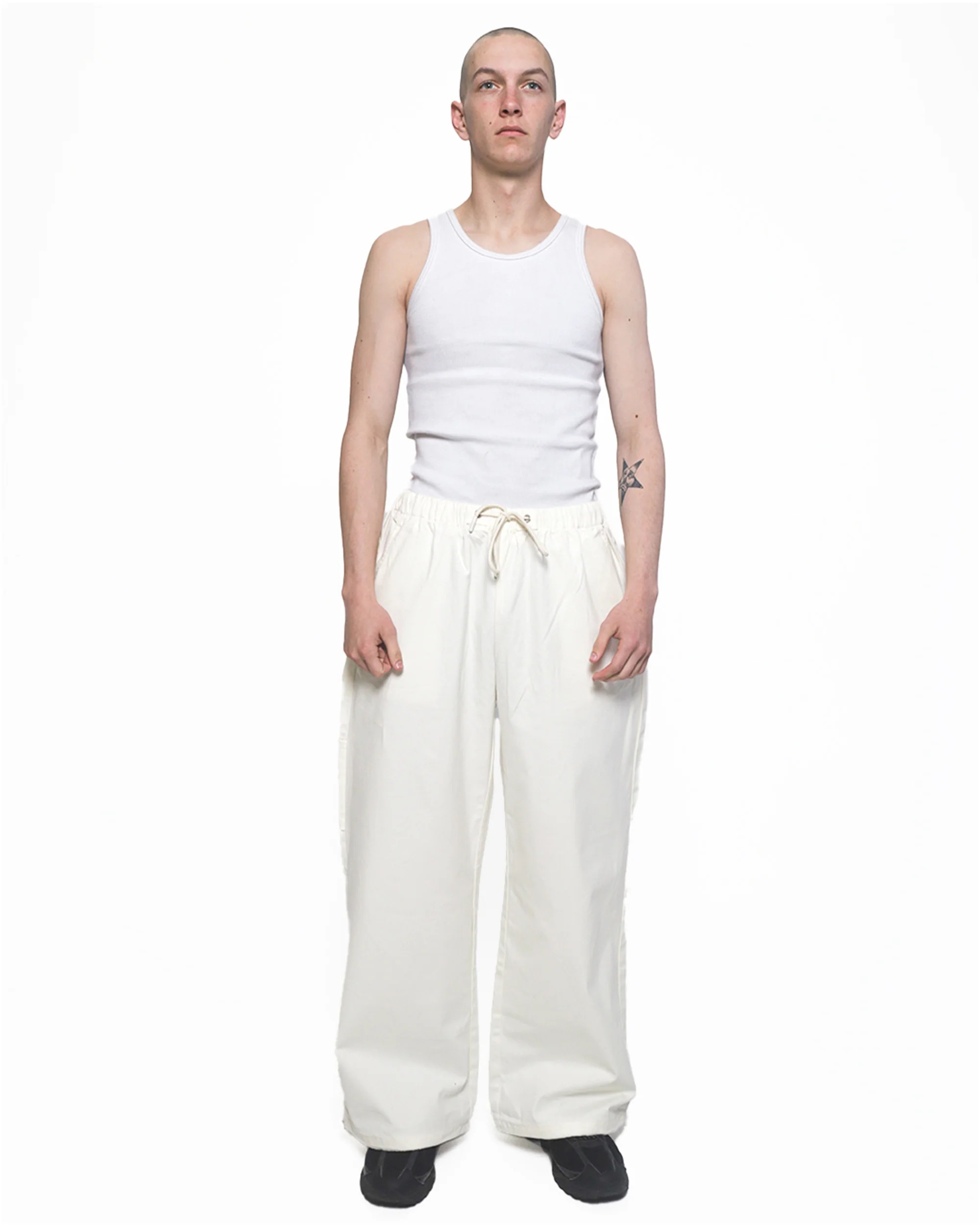 Off White Canvas Pants - Image 3