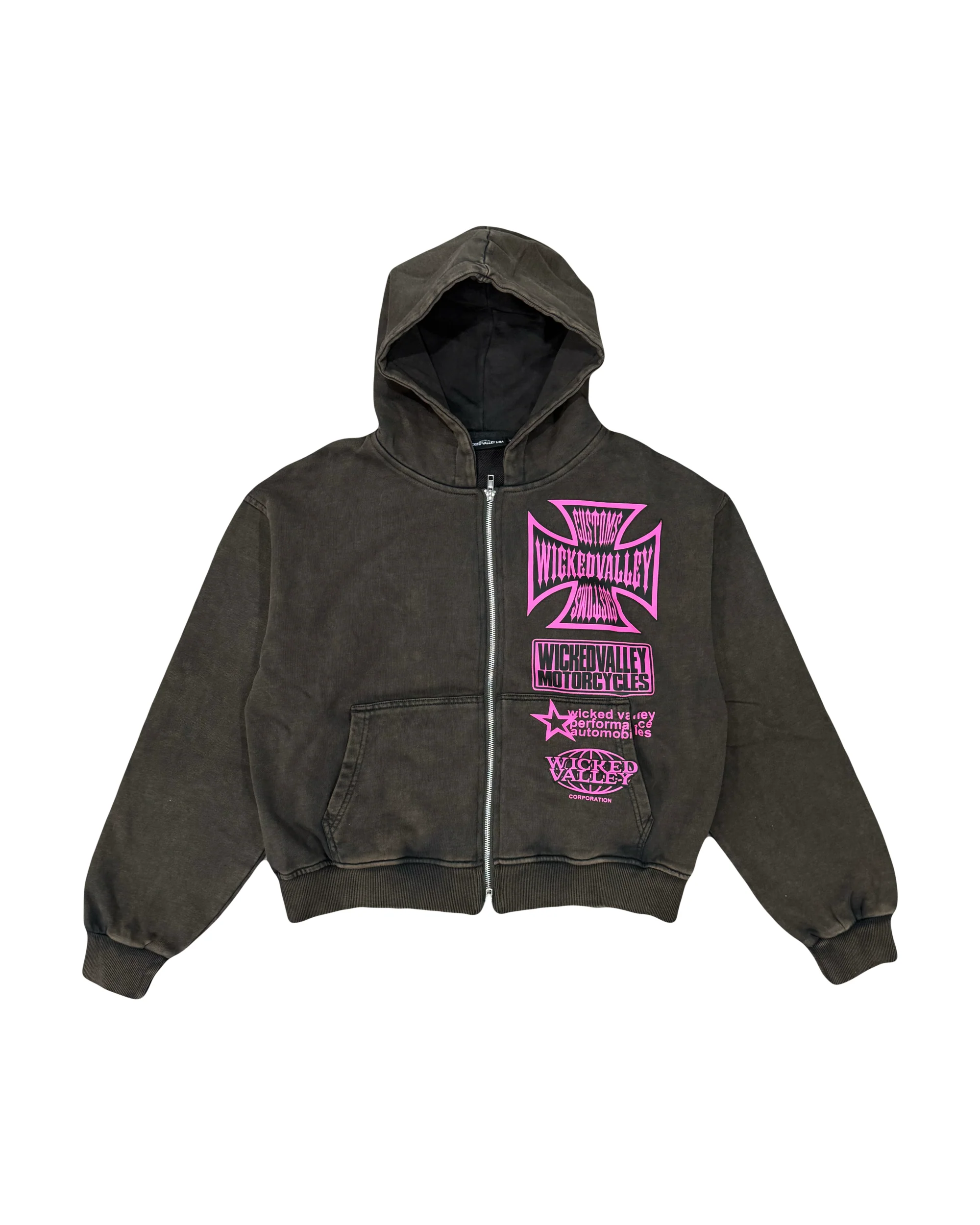 OG Charcoal Moto Zipup