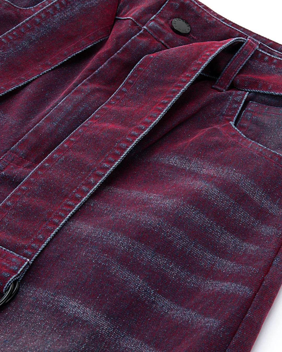 Oil Slick Iridescent Wide Leg Denim - Image 6