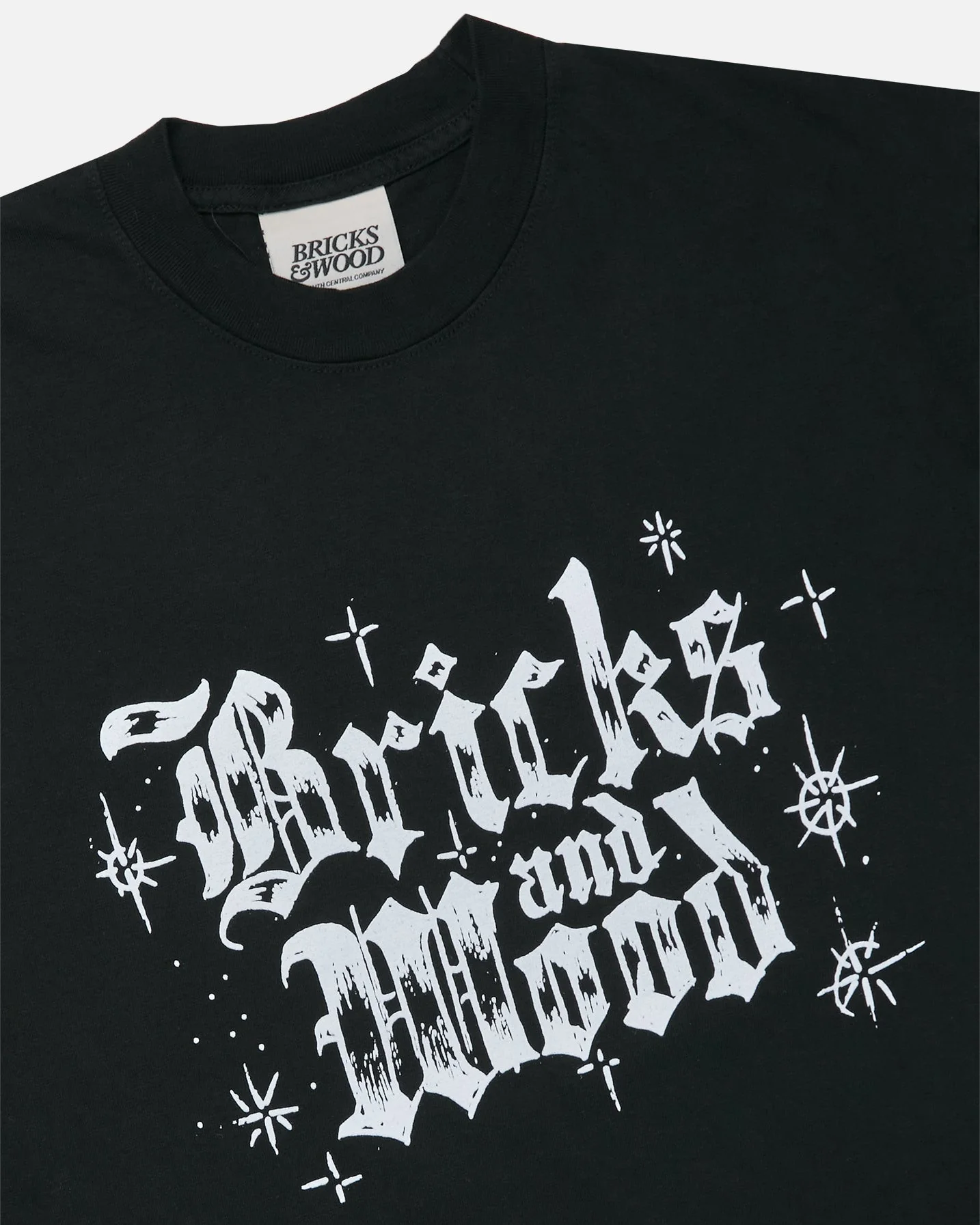 Old English Tee -  Black - Image 2