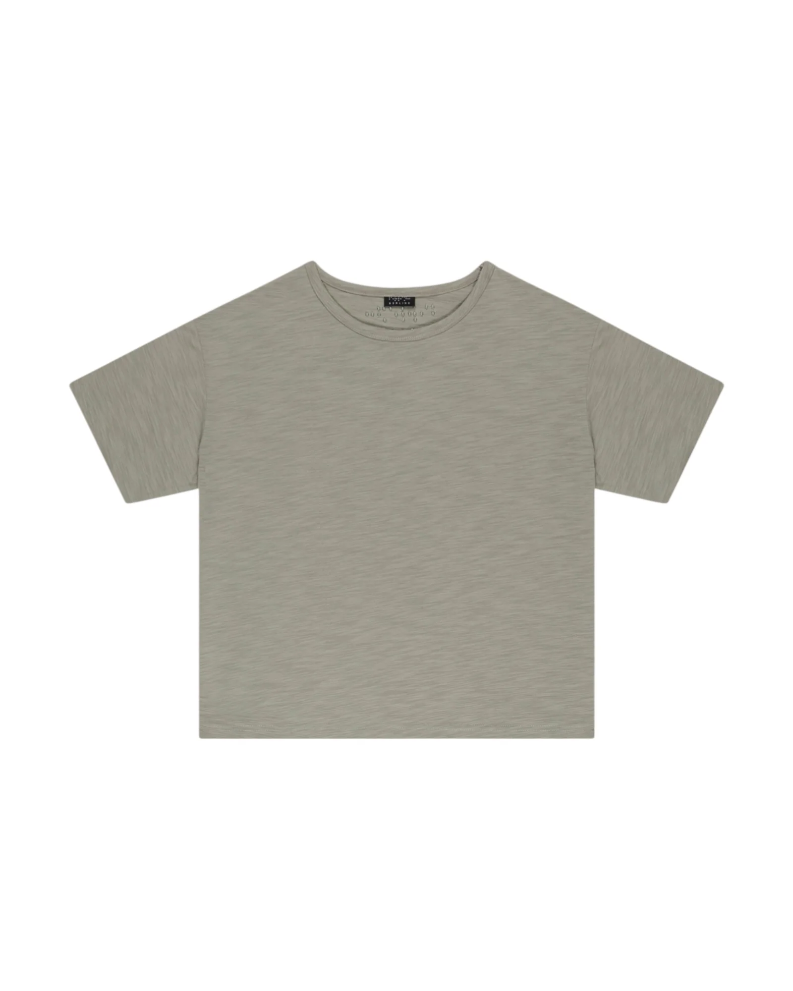 OLIVE SLUB TSHIRT