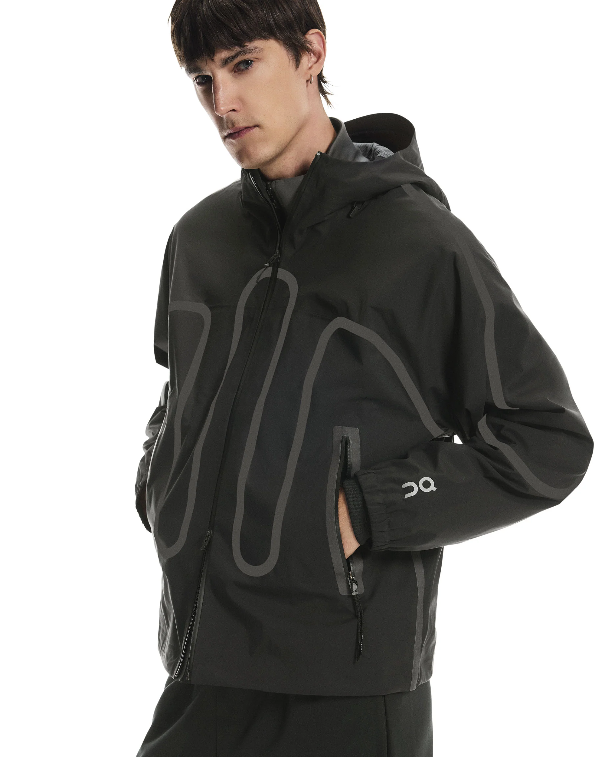ON RUNNING WATERPROOF JACKET IKON BLACK - Image 4