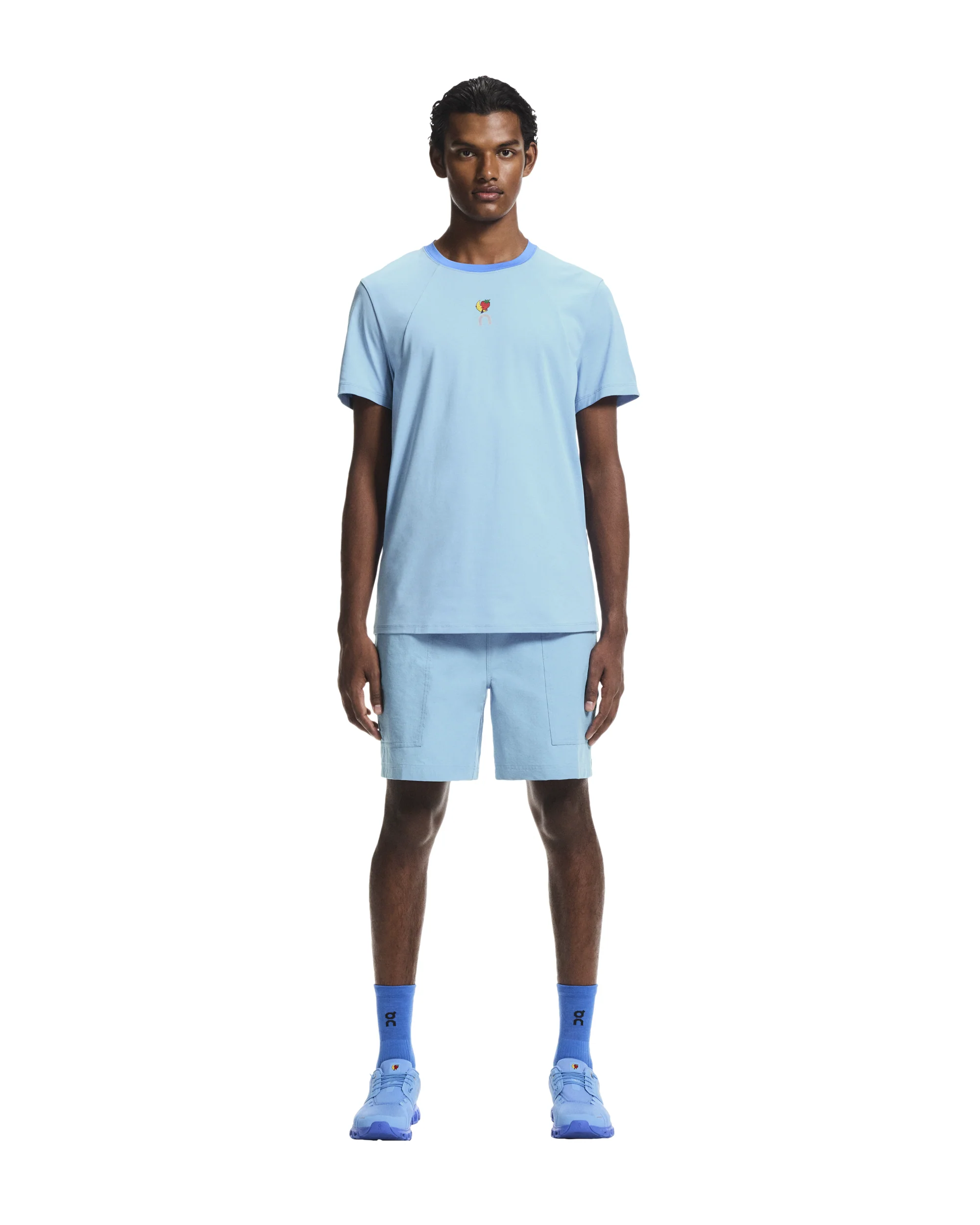 Sky High Farm x On Trek Tee Men's - Ultramarine - Image 2