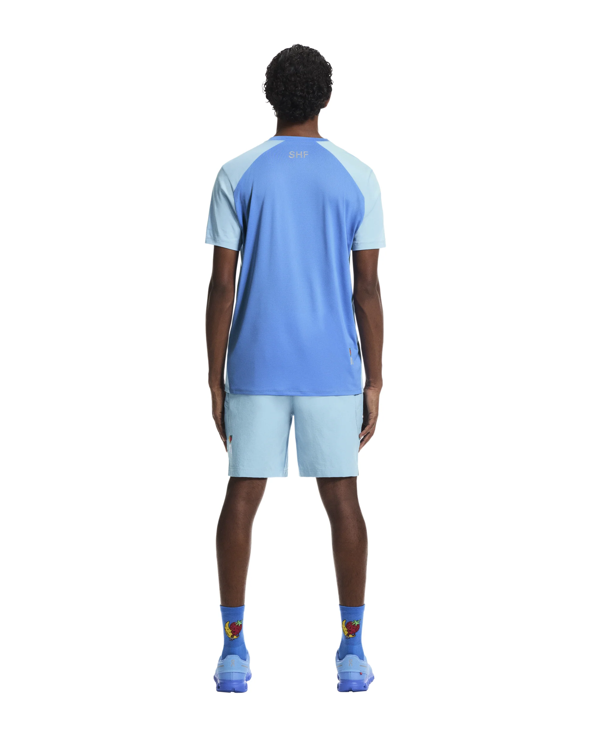 Sky High Farm x On Trek Tee Men's - Ultramarine - Image 3