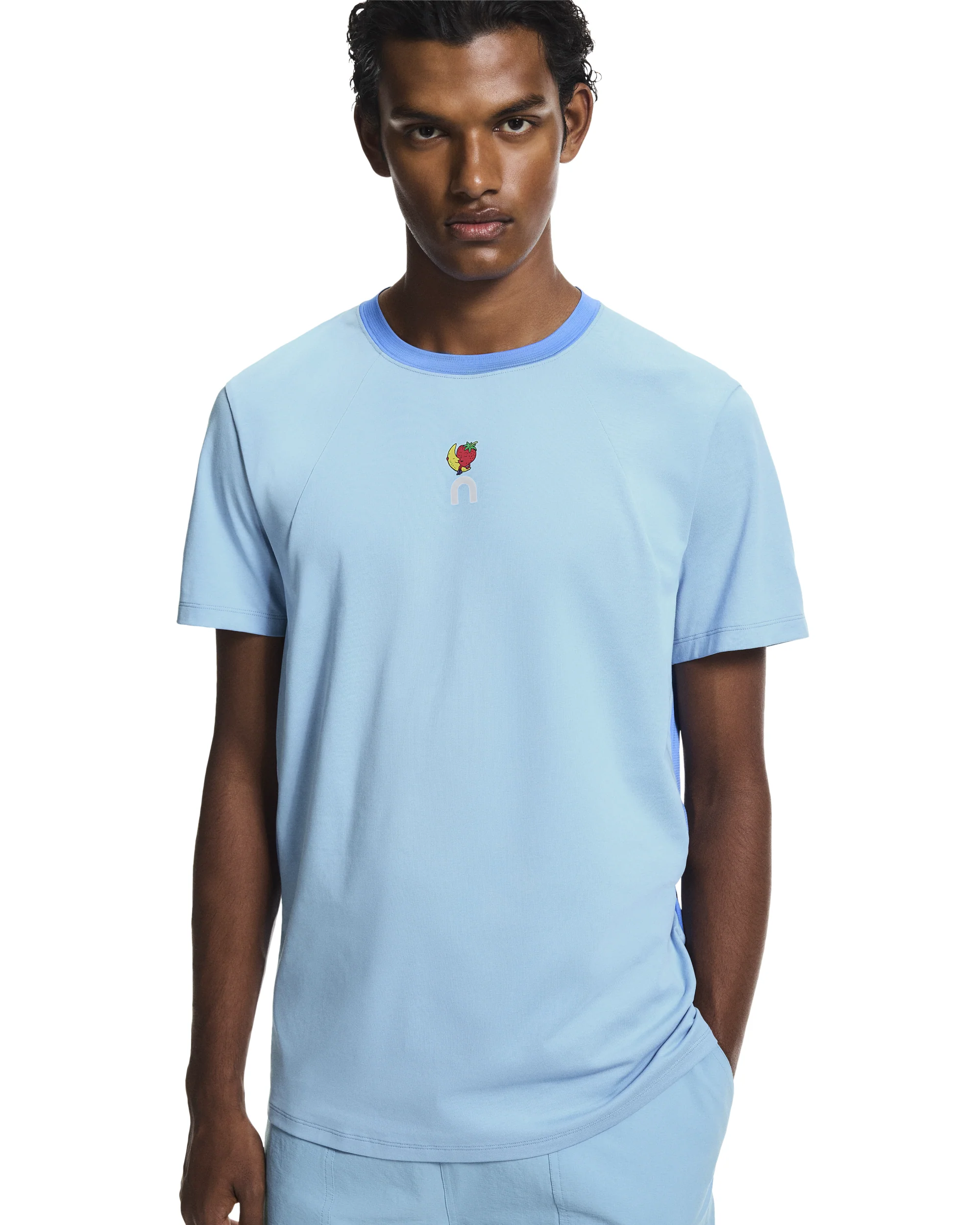 Sky High Farm x On Trek Tee Men's - Ultramarine - Image 7
