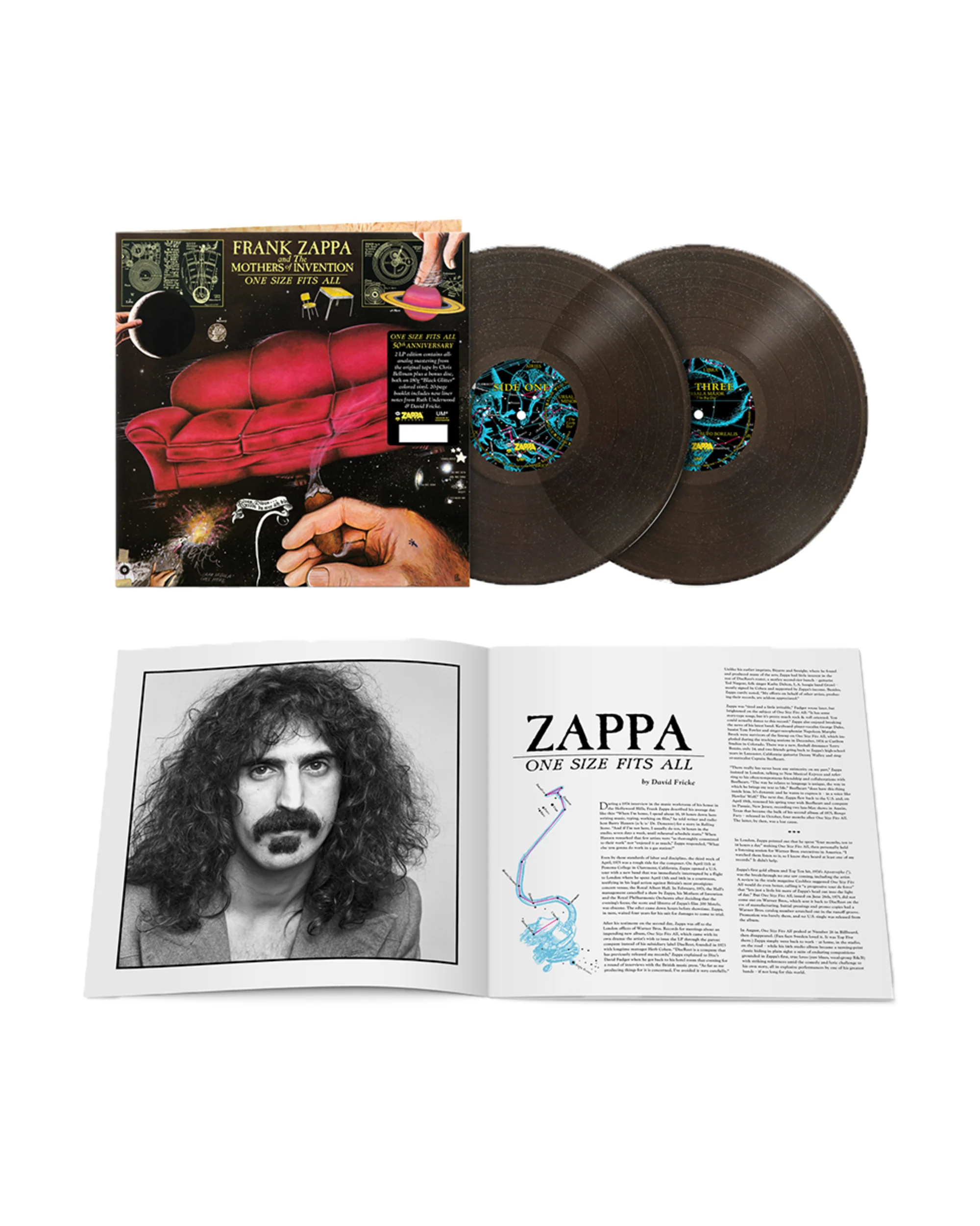 One Size Fits All Limited Edition "Black Glitter" (2LP)