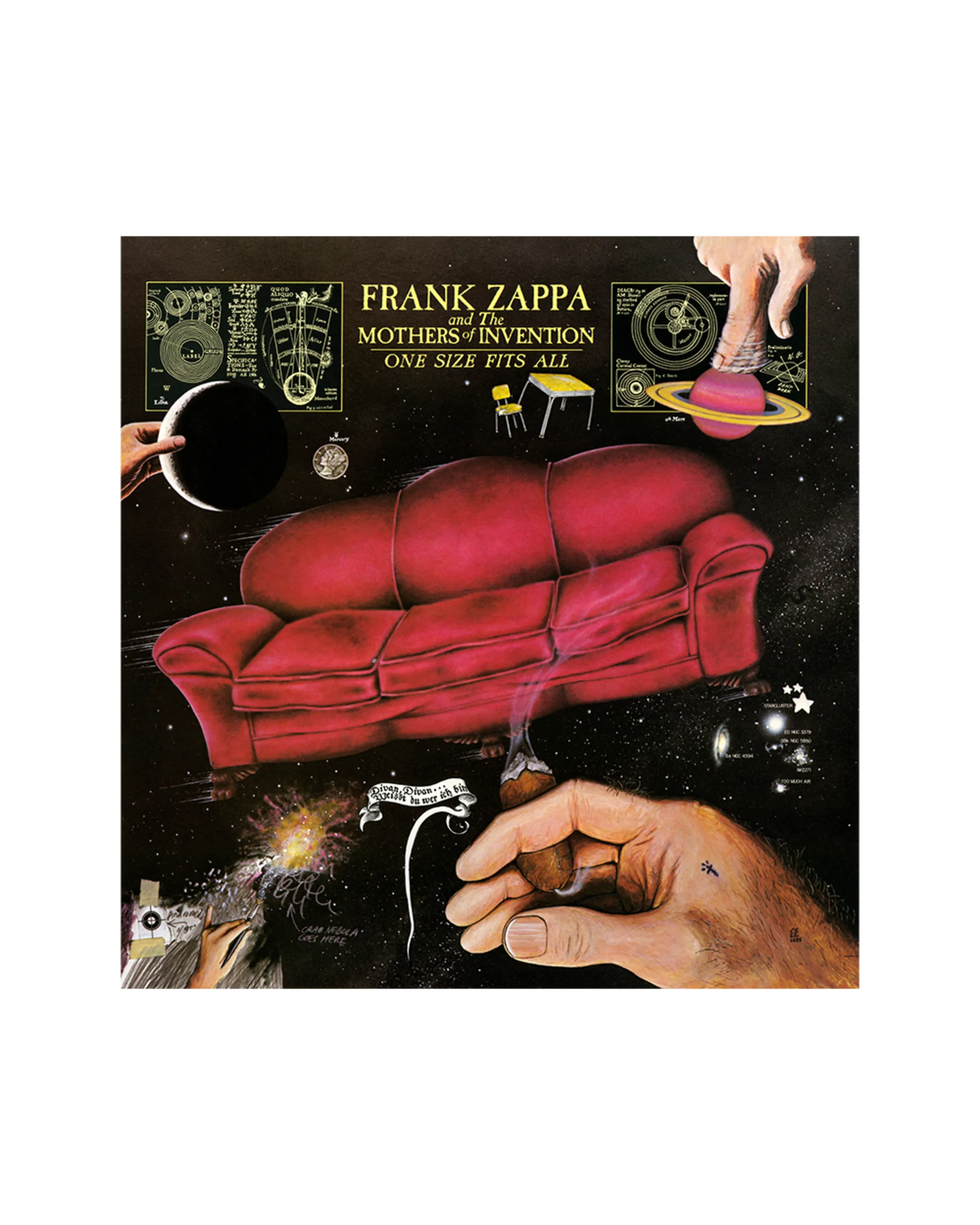 One Size Fits All Limited Edition "Black Glitter" (2LP) - Image 3