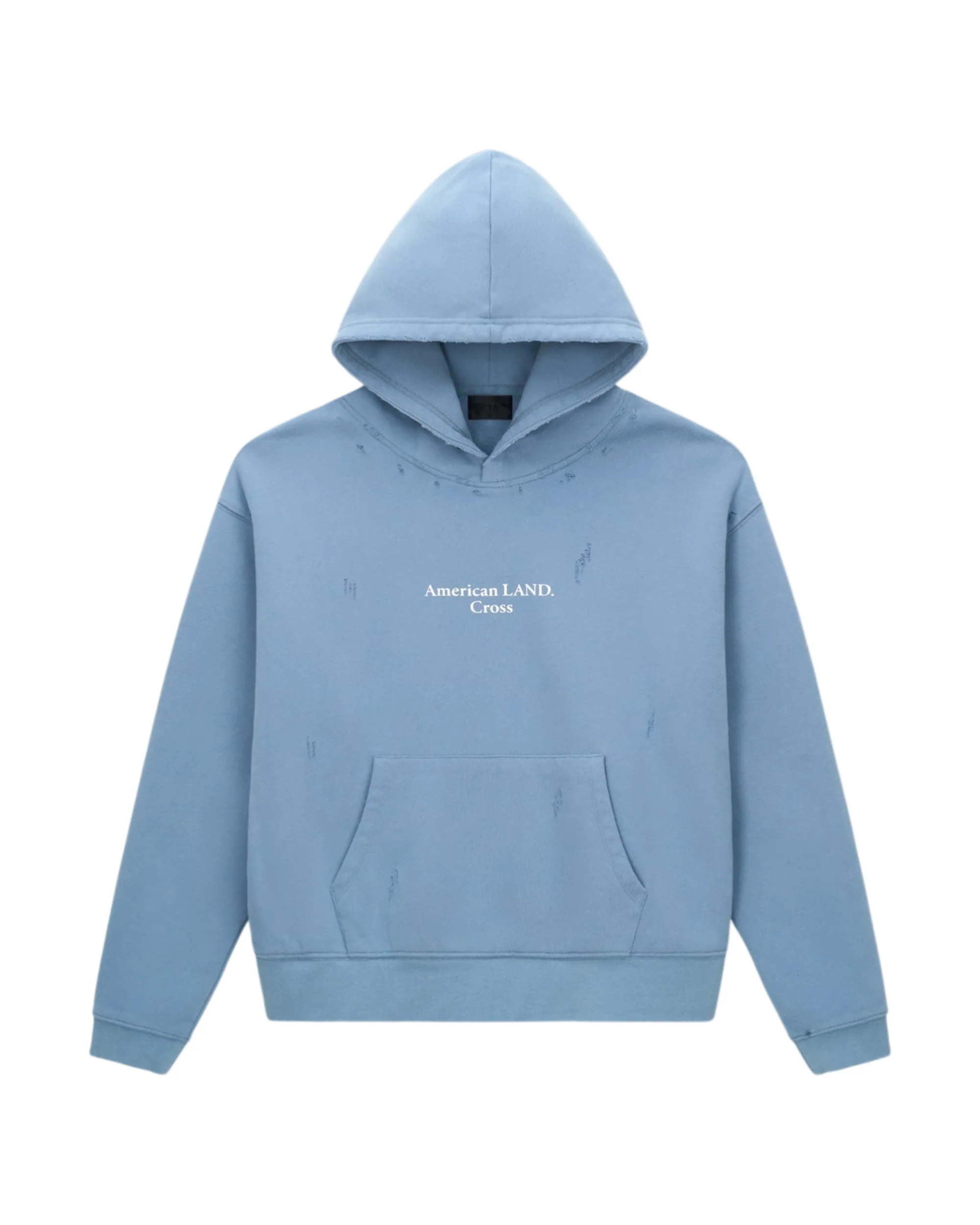 ORIEN LAYERED HOODIE | DUSTLIGHT BLUE - Image 3