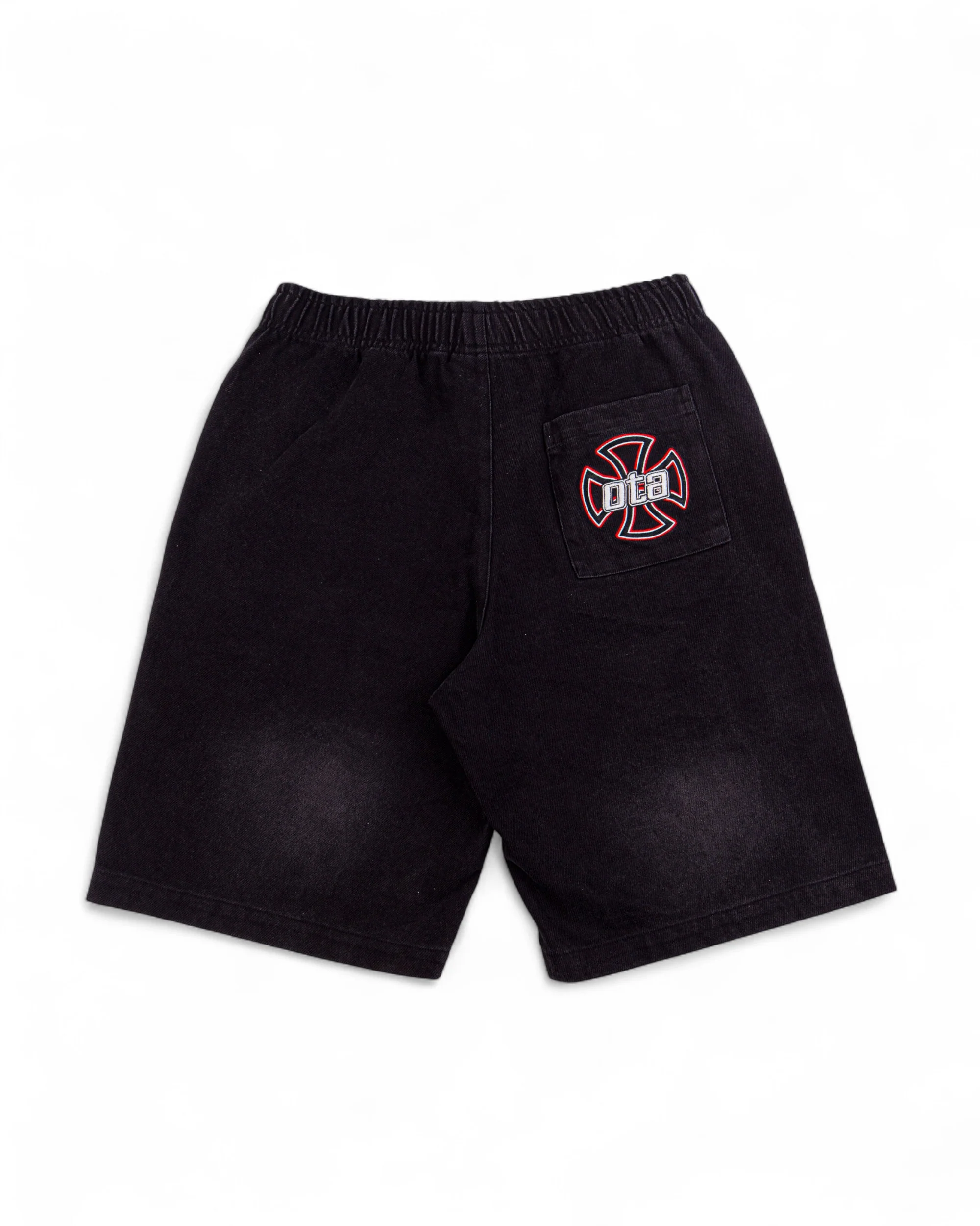 OTA Black Martyrdom Skate Shorts - Image 2