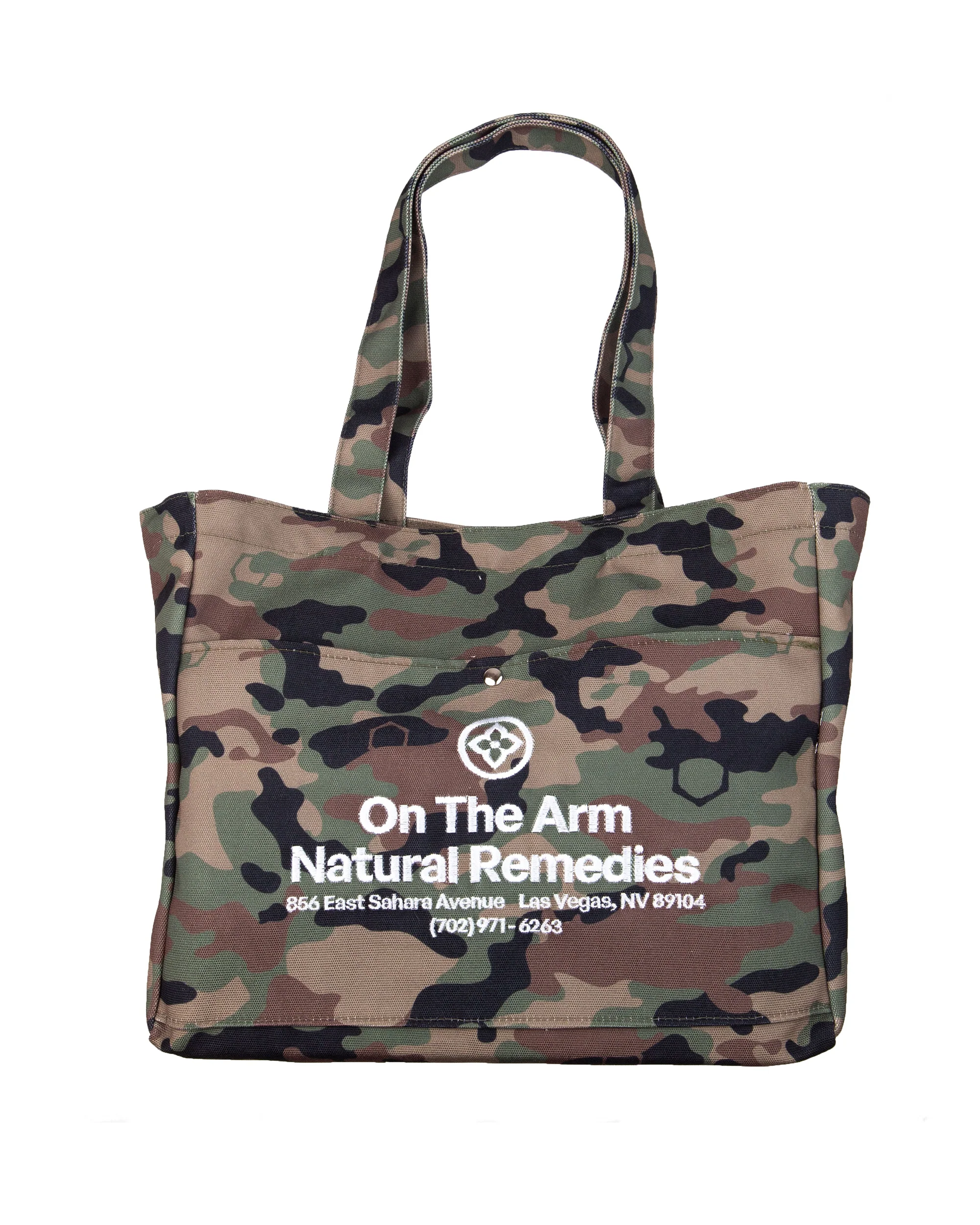 OTA Military Camo Natural Remedies Tote Bag