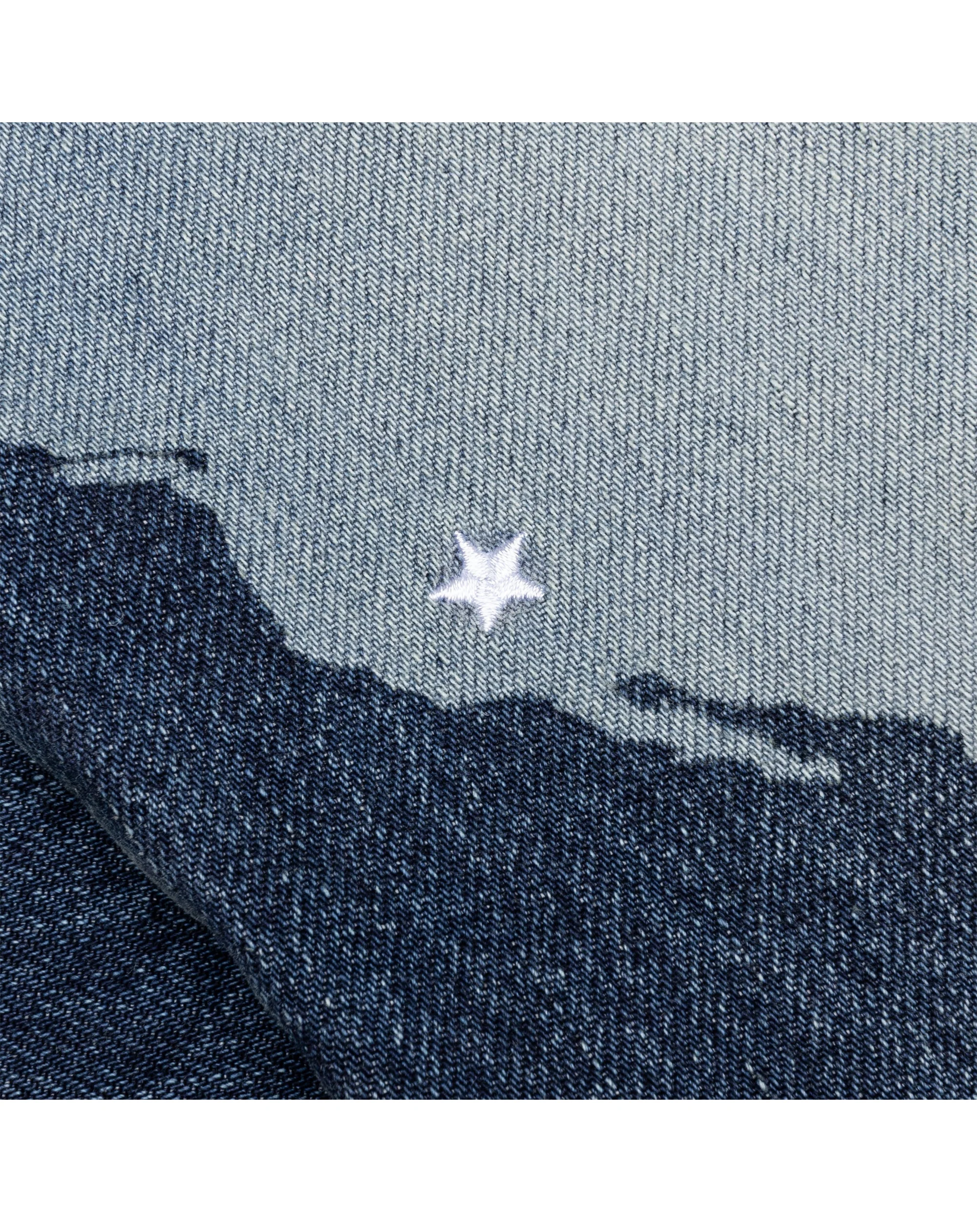 OTA Raw Washed Las Vegas To The World Atlas Denim Baggy Jeans - Image 3