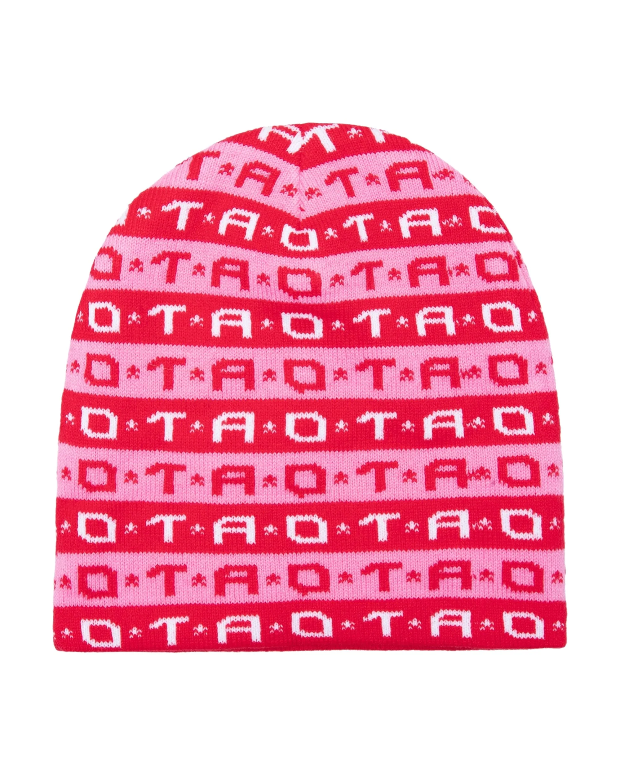 OTA Red/Pink Seeing Sounds Jacquard Beanie