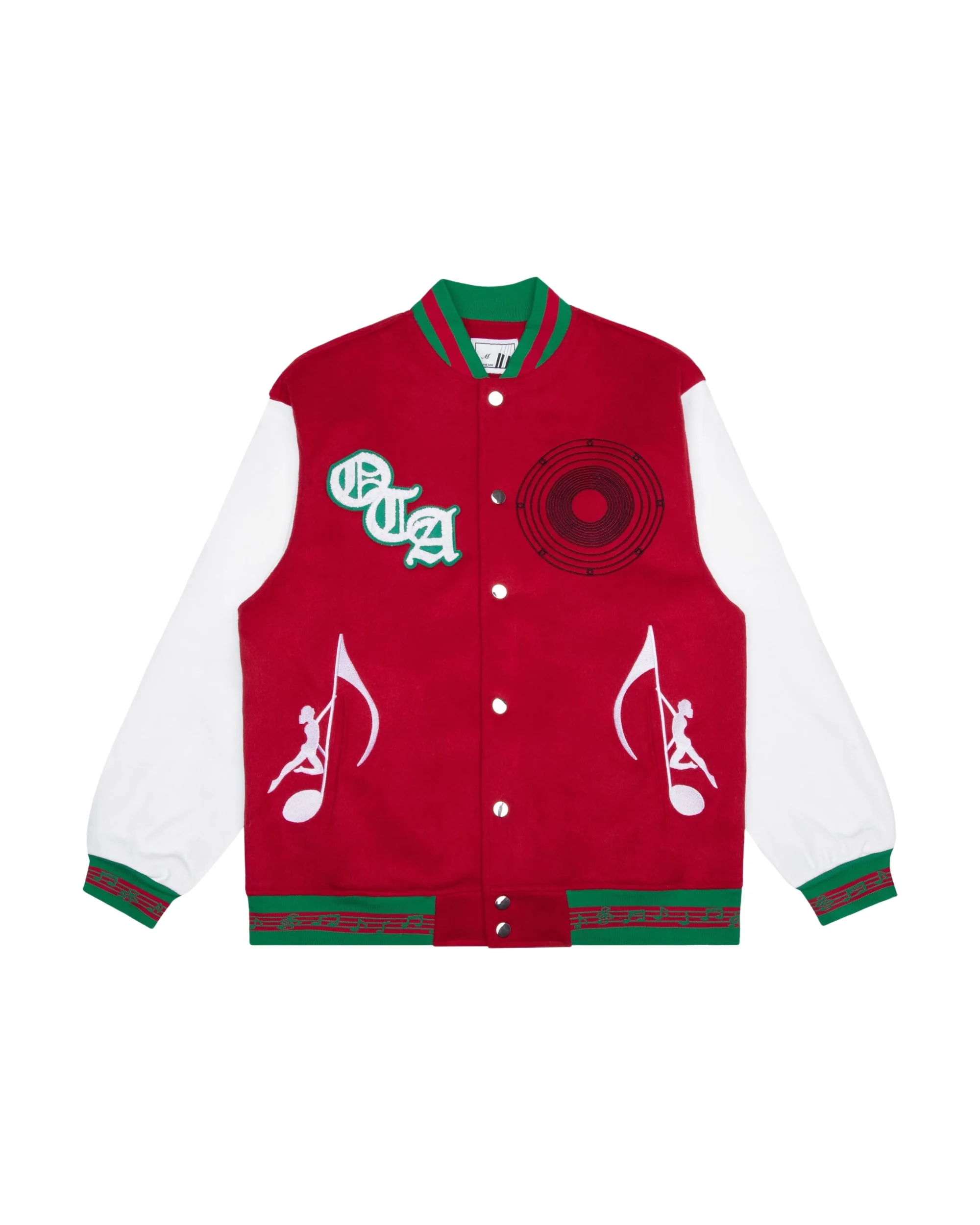 OTA Red Sin City Symphony Varsity Jacket