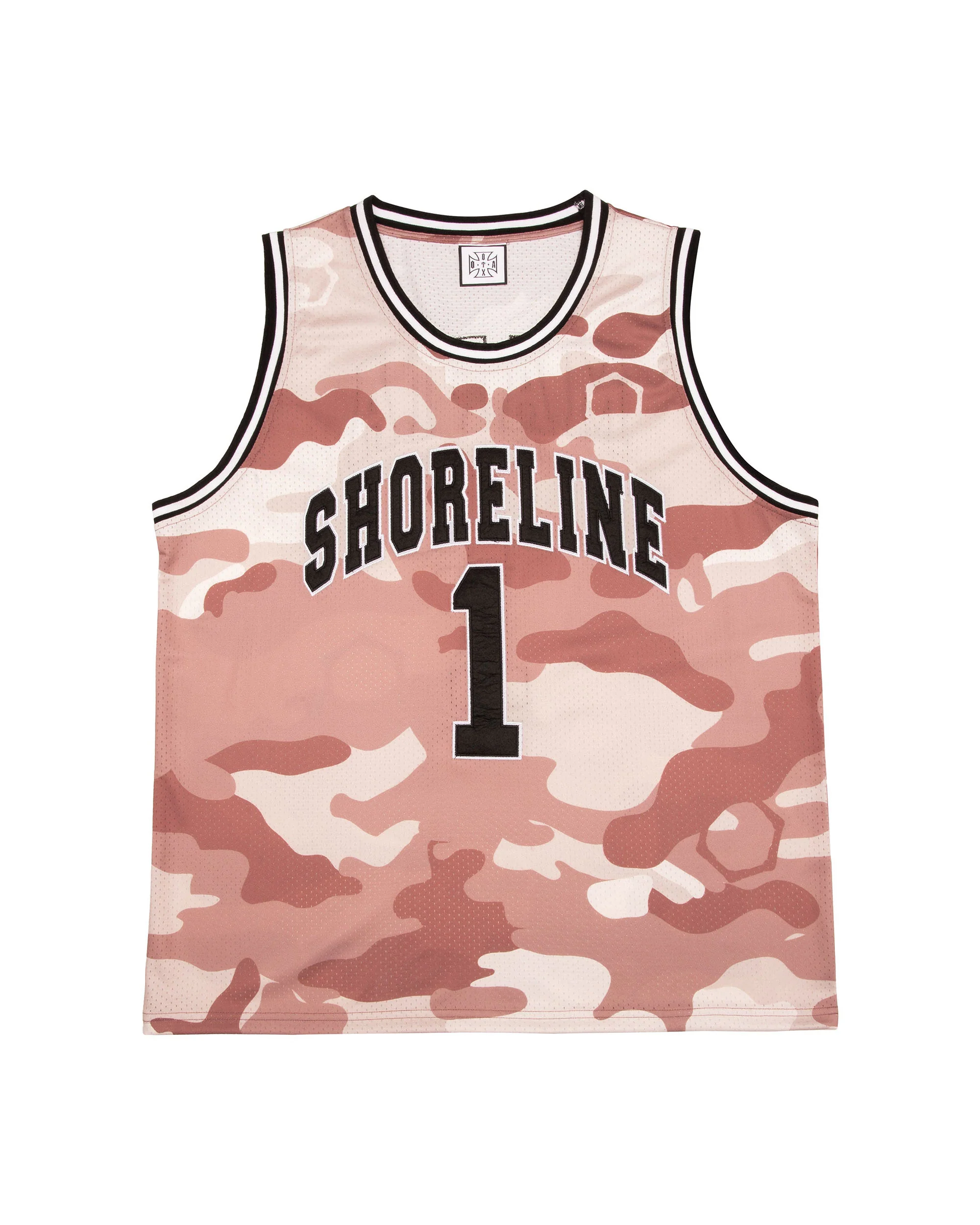 OTA & Shoreline Mafia OTX Boyz Desert Camo Basketball Jersey