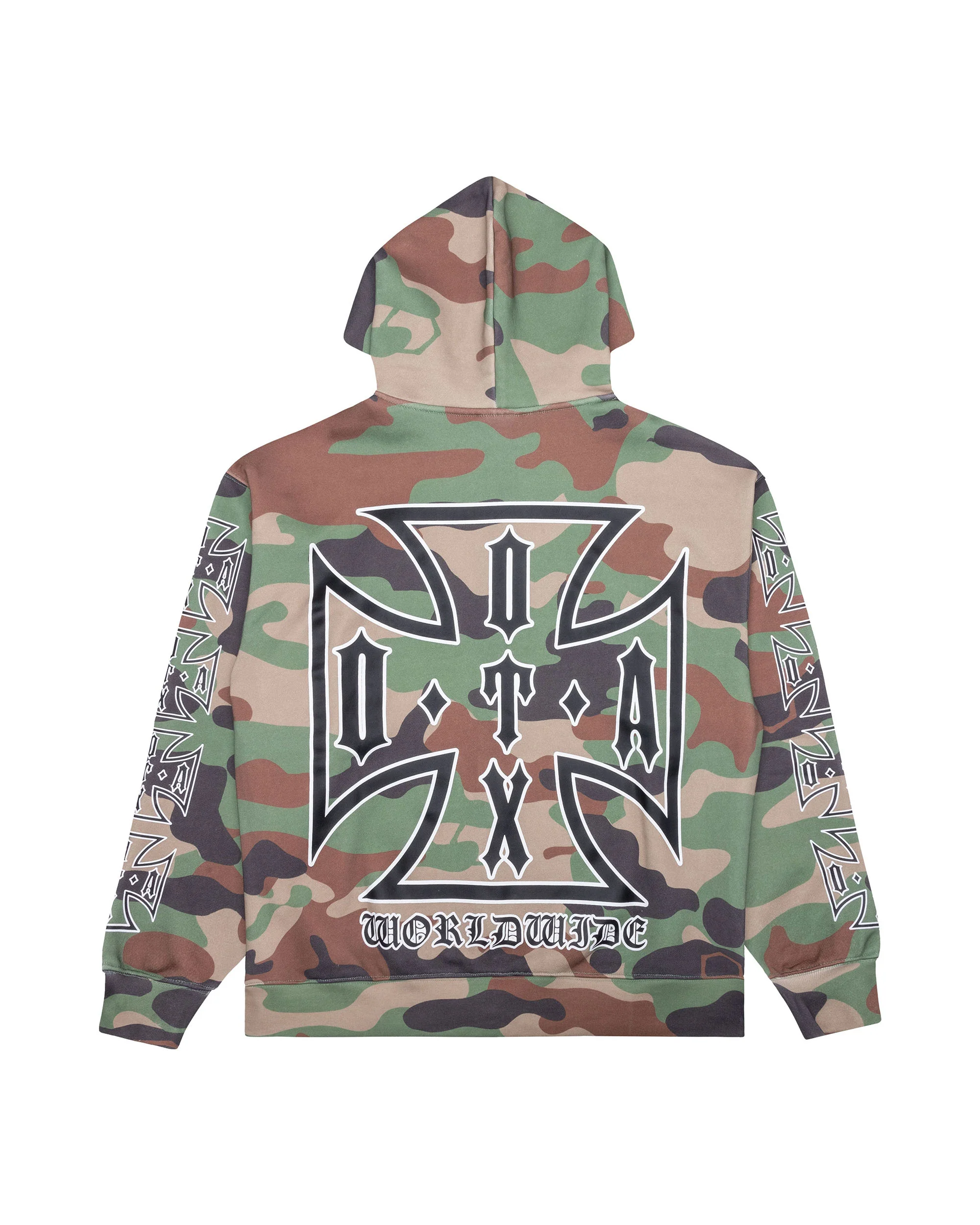 OTA & Shoreline Mafia OTX Boyz Military Camo Choppa Zip Up - Image 2