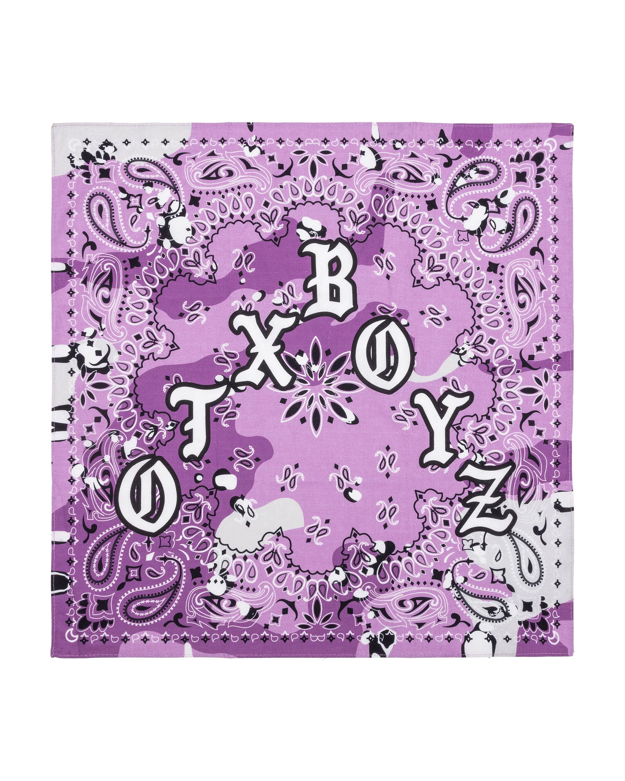 OTA & Shoreline Mafia OTX Boyz Purple Chip Camo Bandana