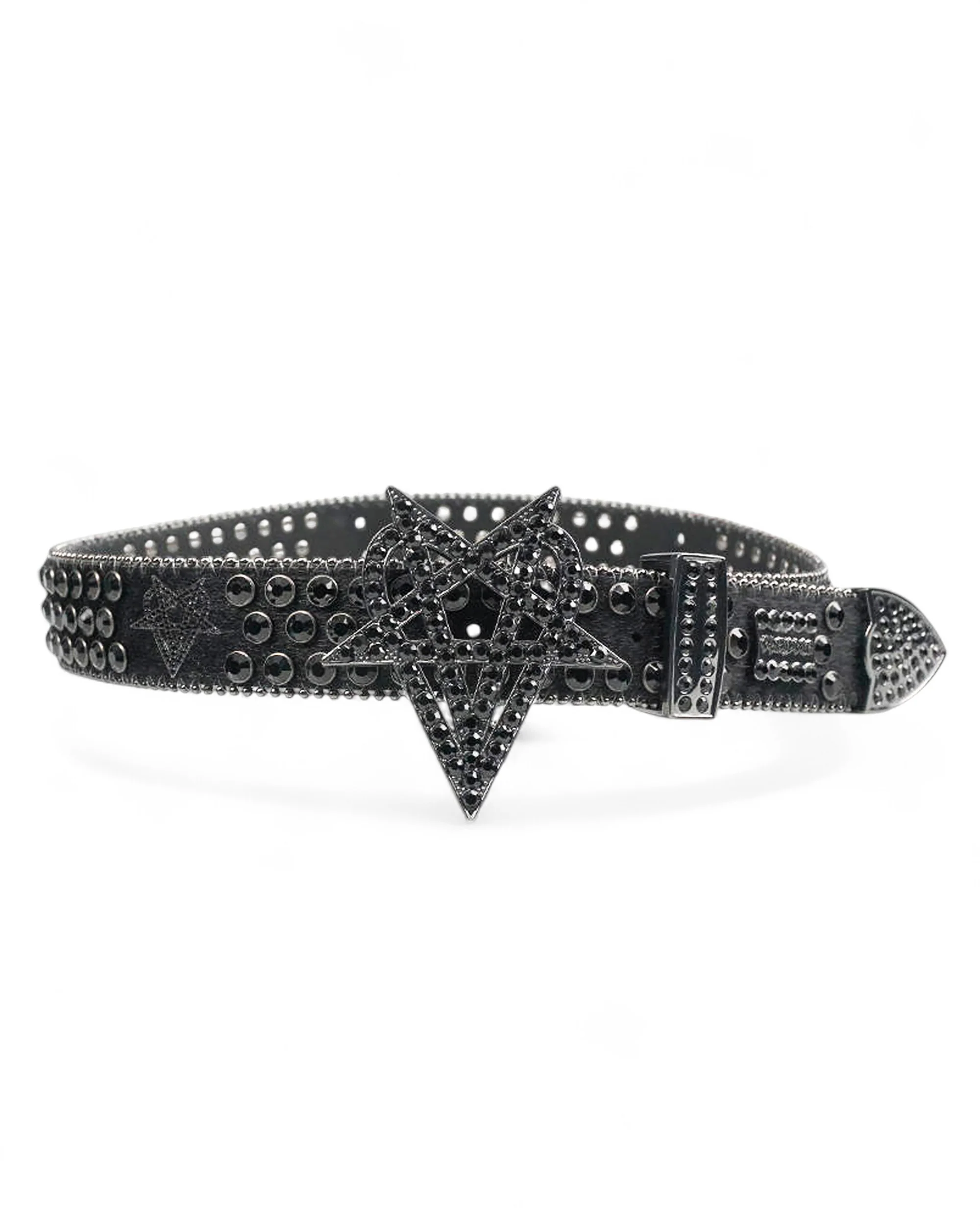 "OVD STUDDED BELT" - BLACK"