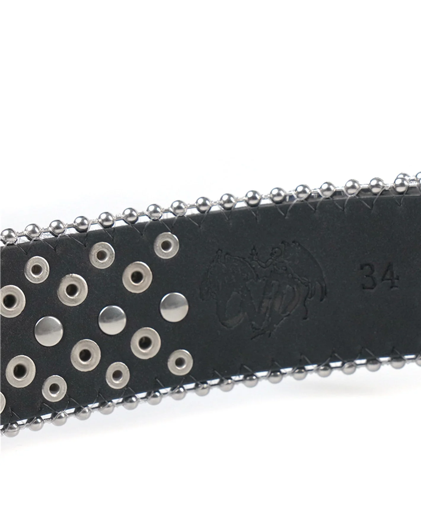 "OVD STUDDED BELT" - SILVER - Image 7