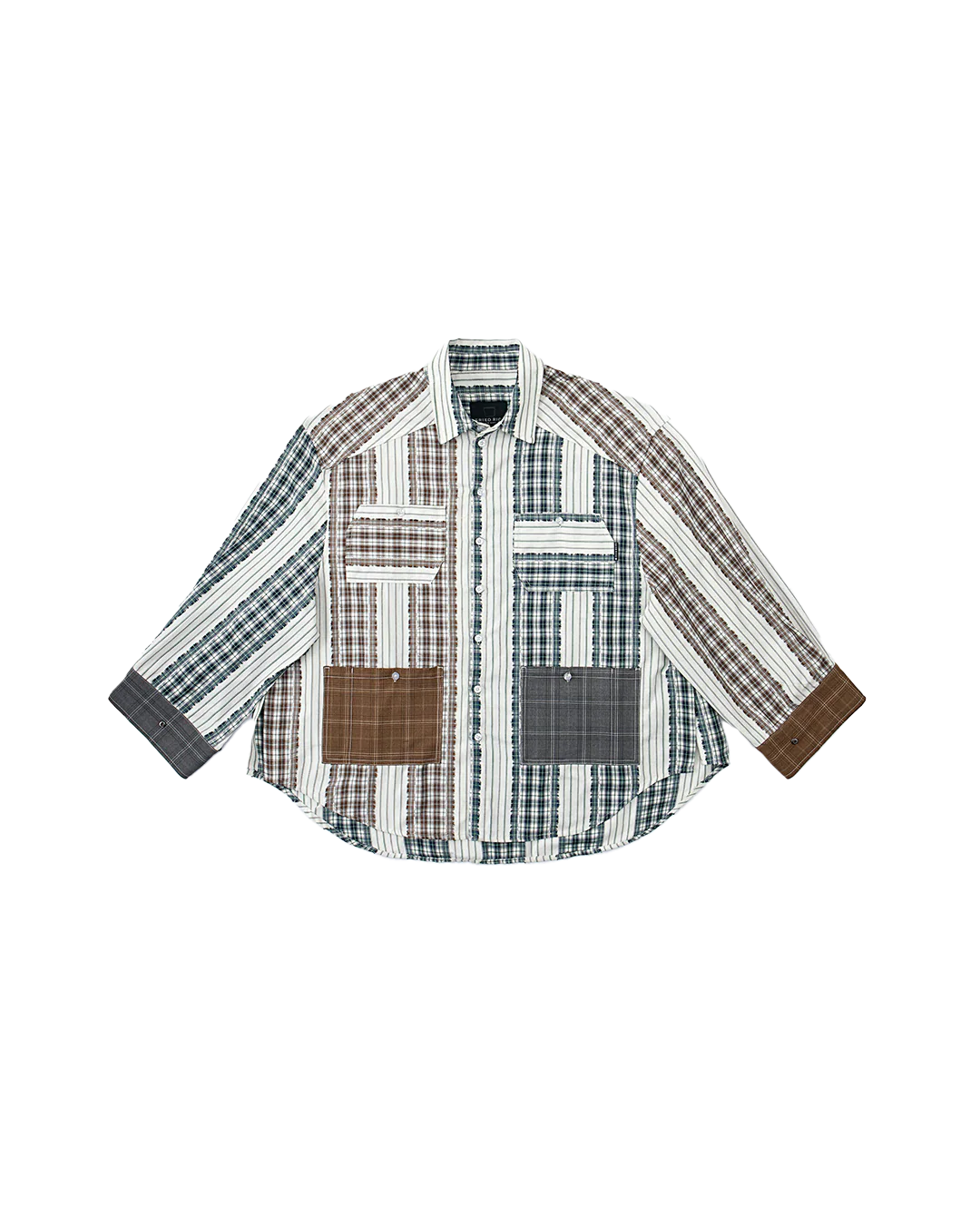 Oversized Patchwork Summer Shirt
