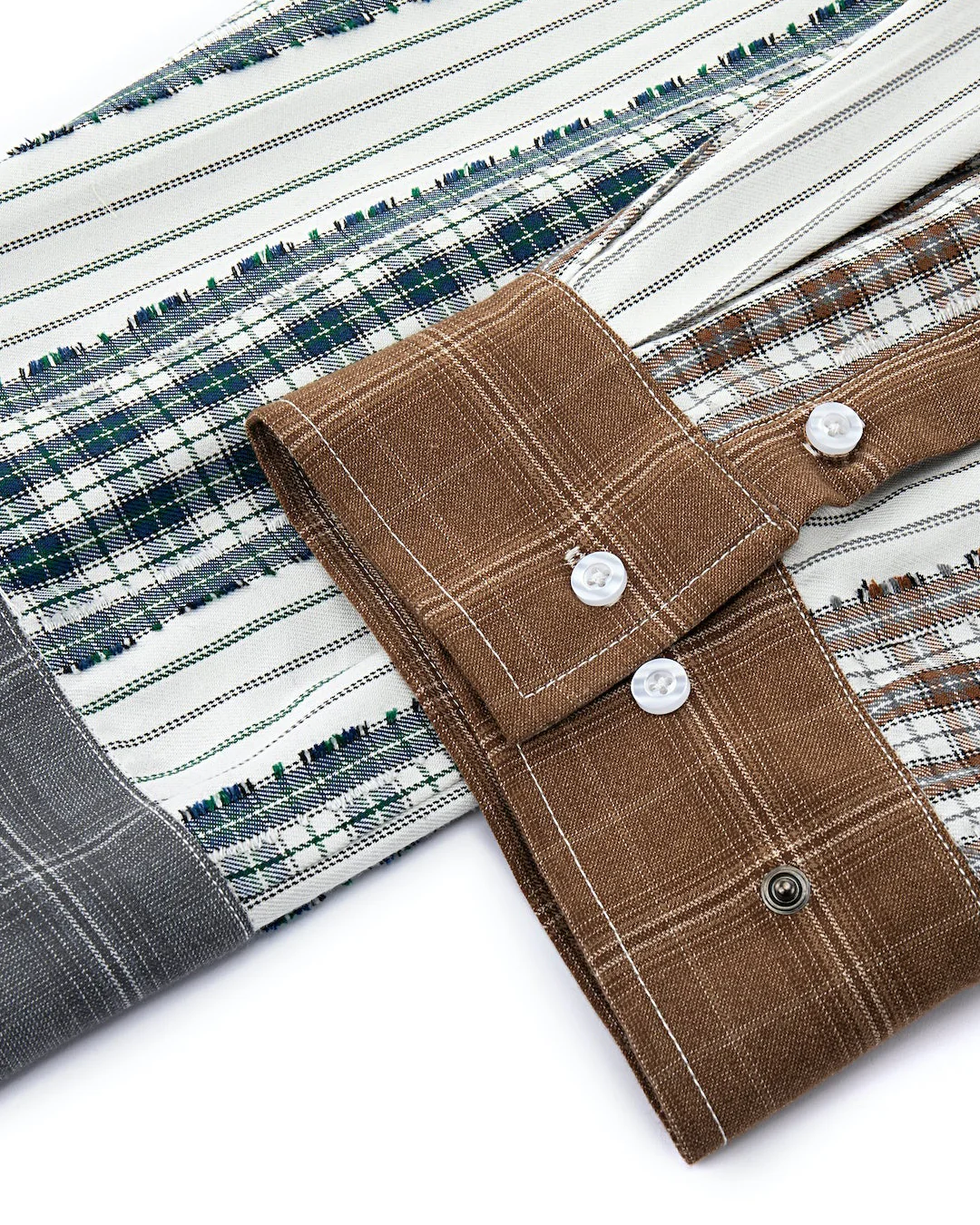 Oversized Patchwork Summer Shirt - Image 8
