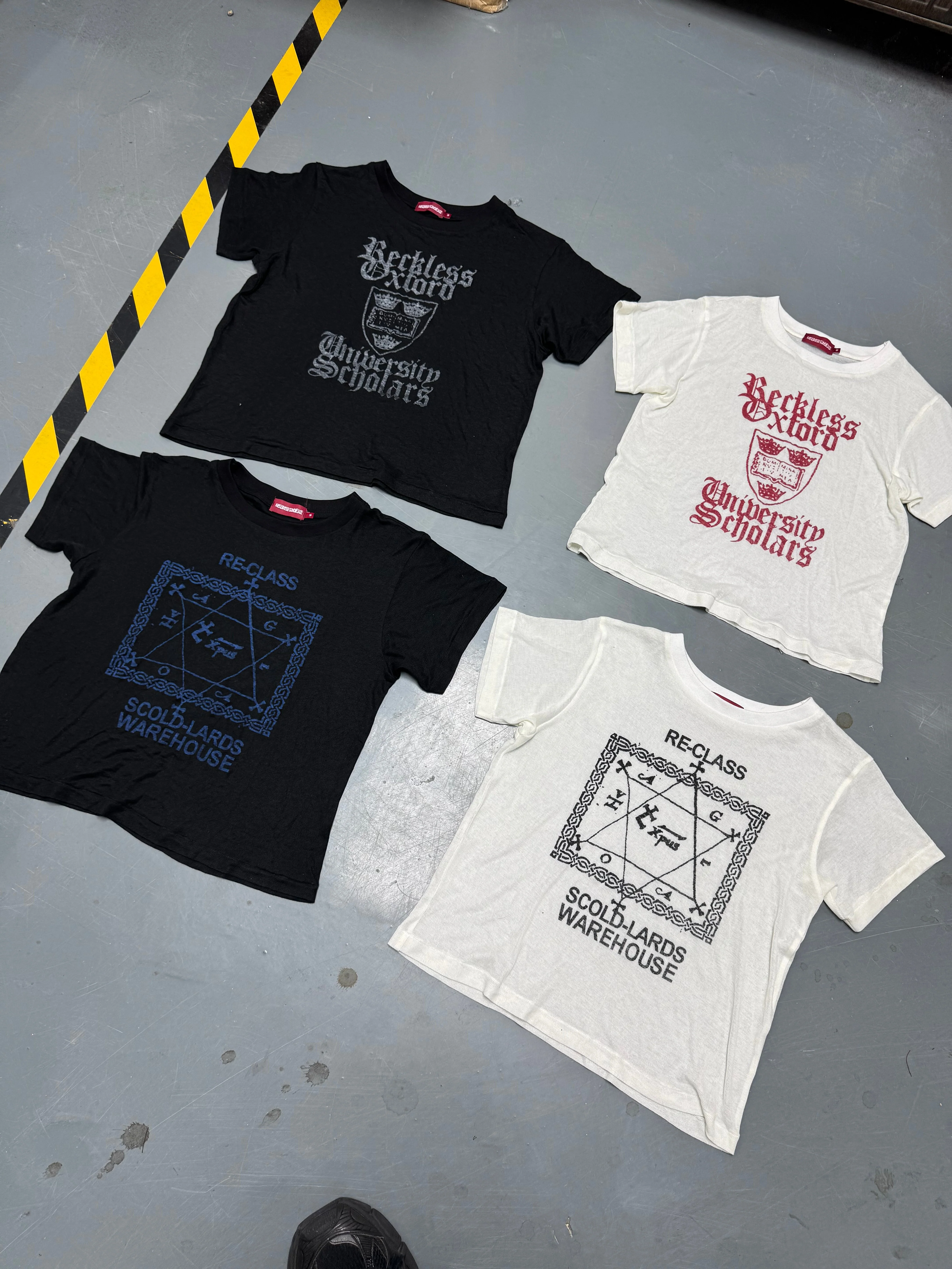 OXFORD REVERSE PRINT TEE WHT - Image 6