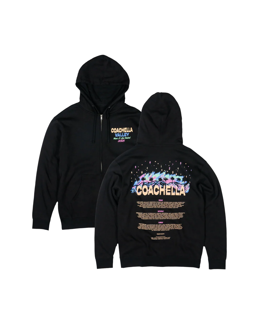 Painted Skies Lineup Zip Hoodie